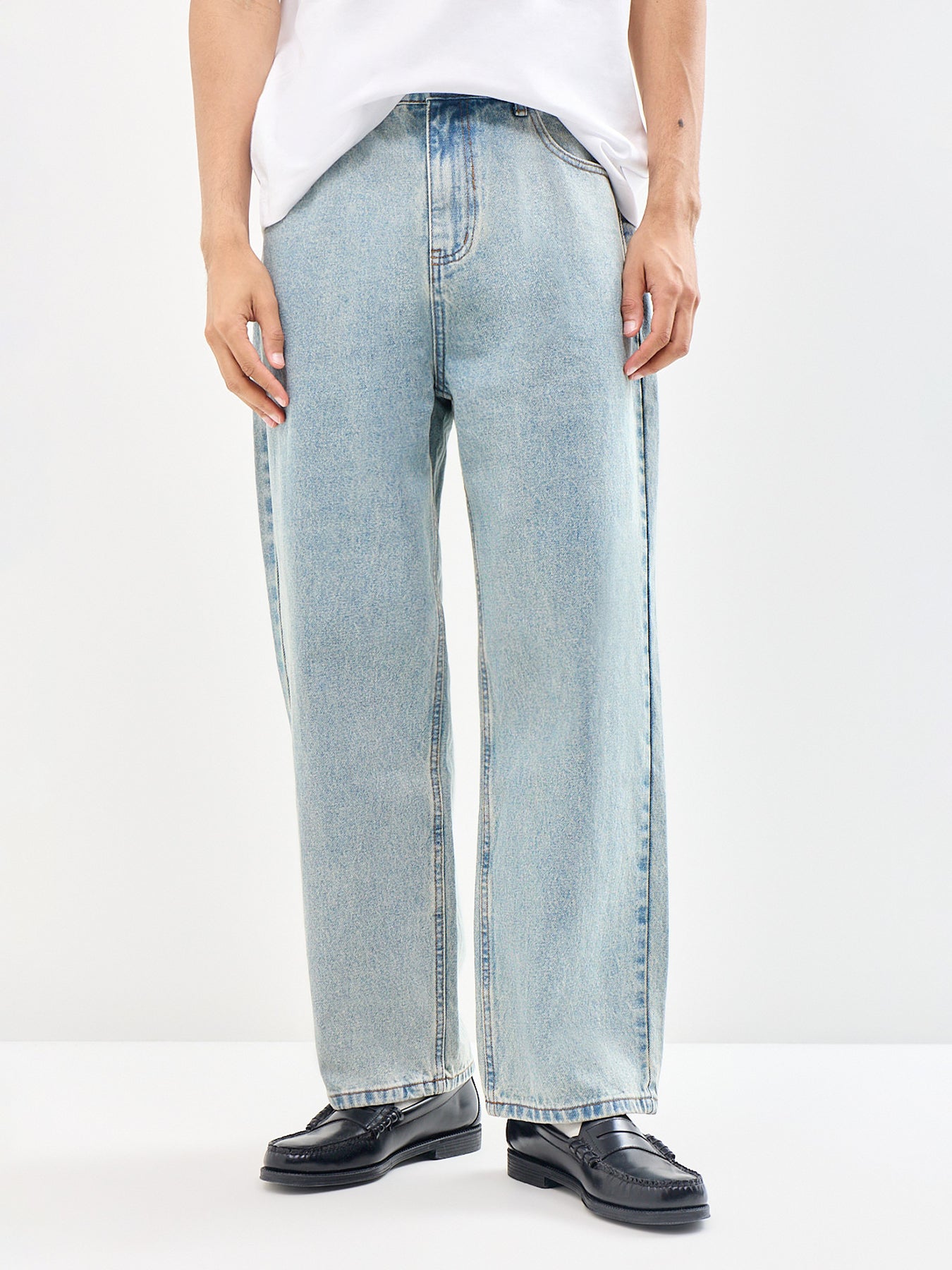 Black Widow Baggy Jeans Blue