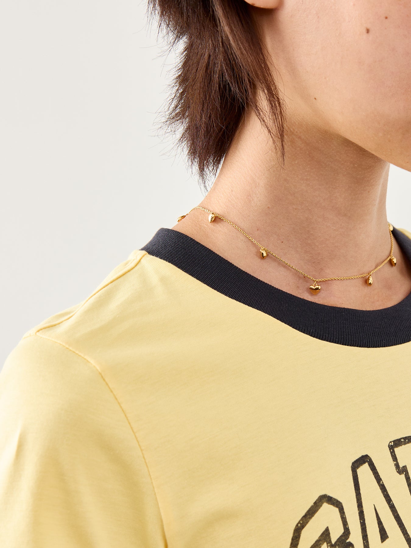 Untamed Deco Hearts Necklace