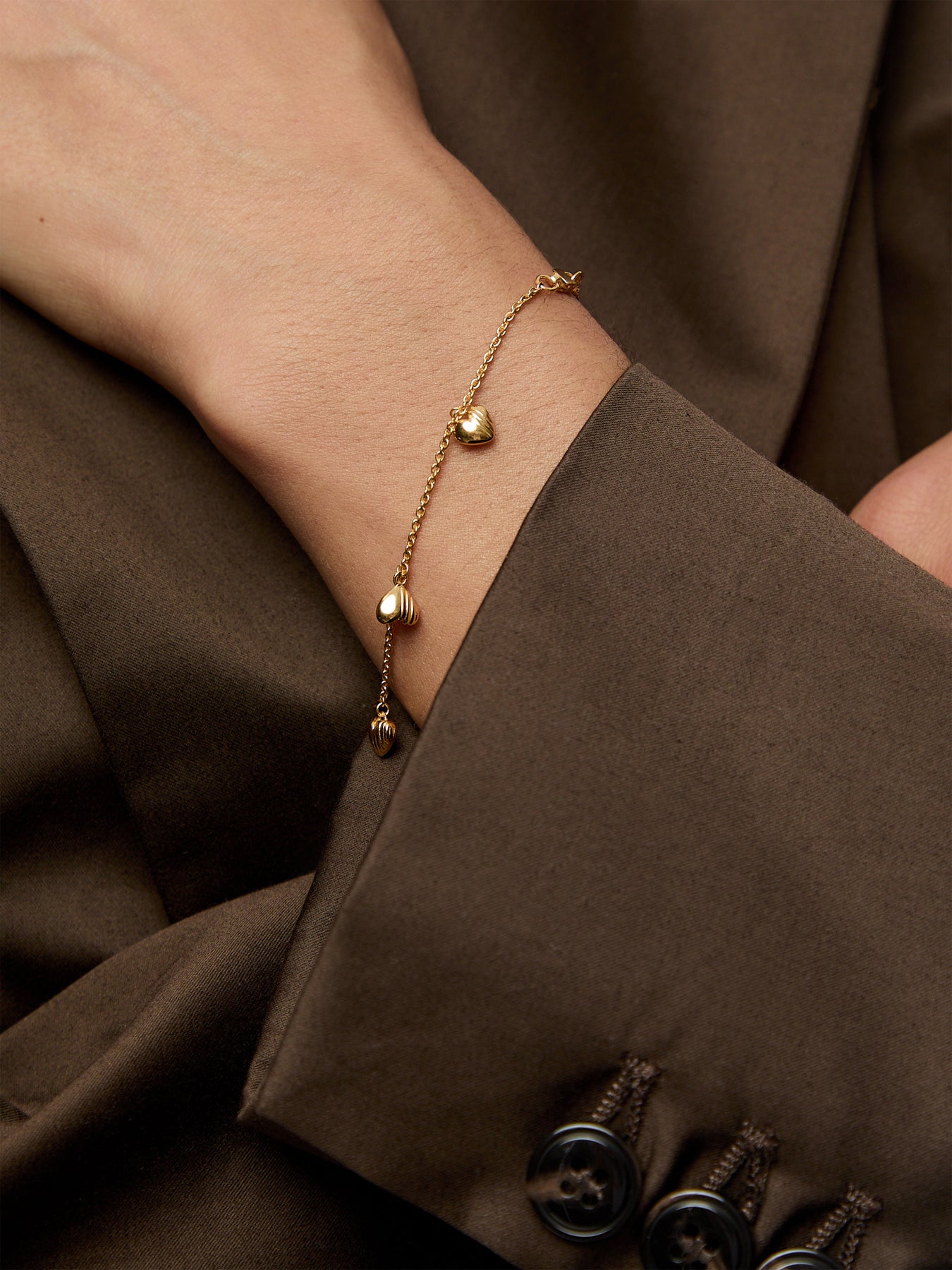 Untamed Deco Hearts Bracelet