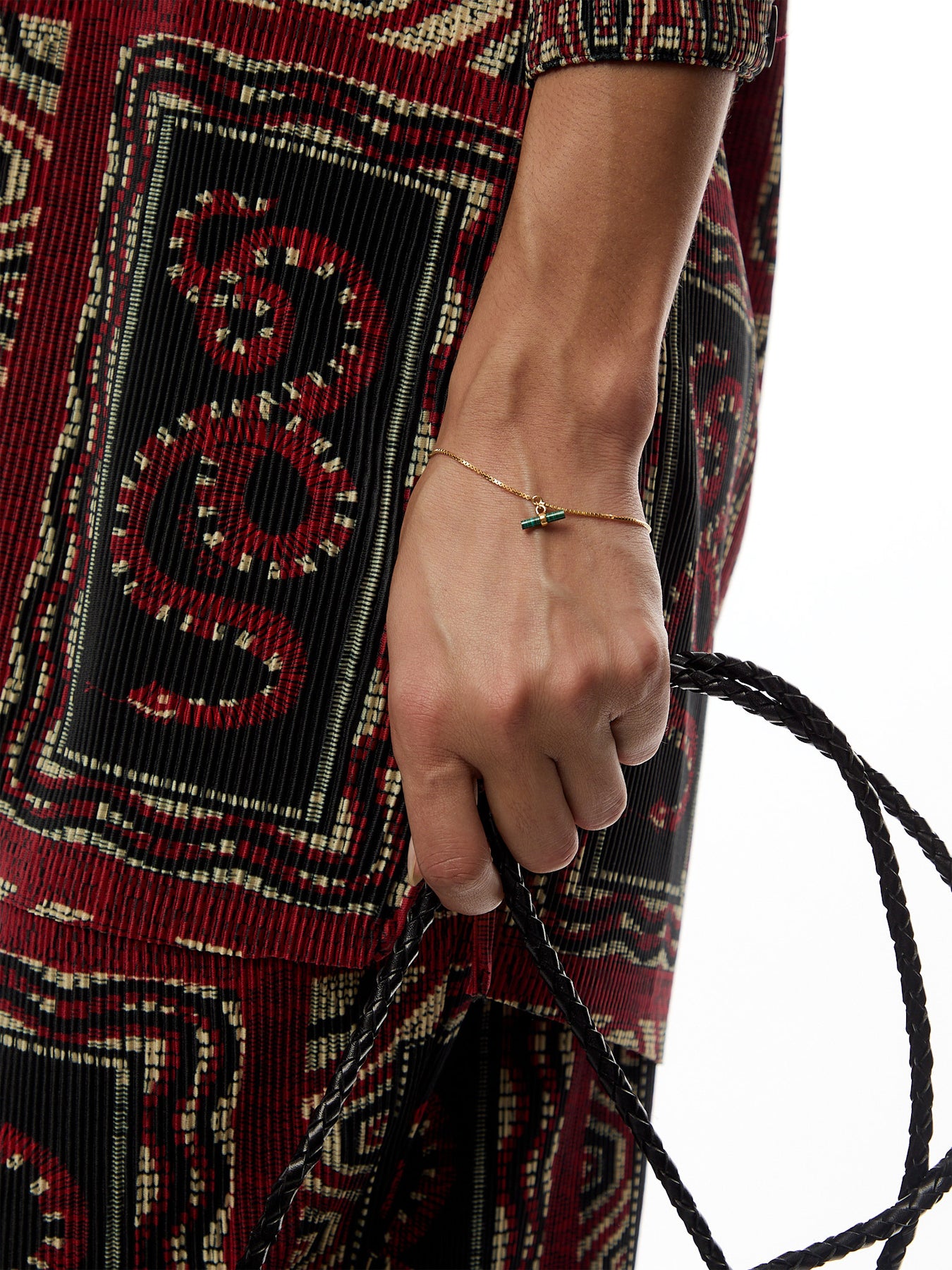 Mini Malachite T-Bar Bracelet