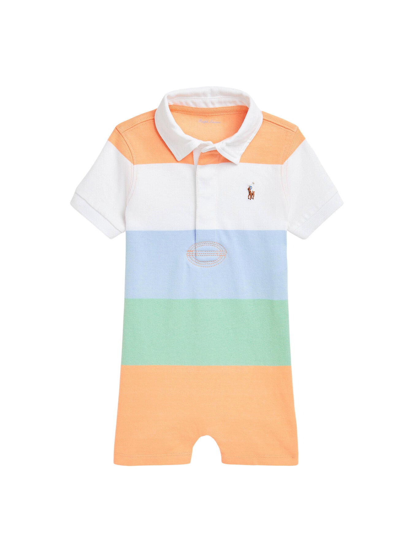 Striped Cotton Jersey Rugby Shortall