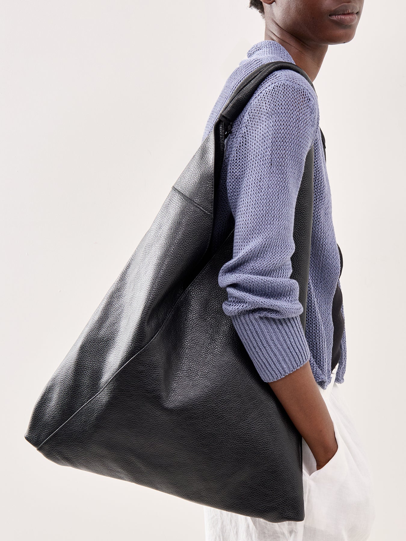 Giselle Shoulder Tote Nero