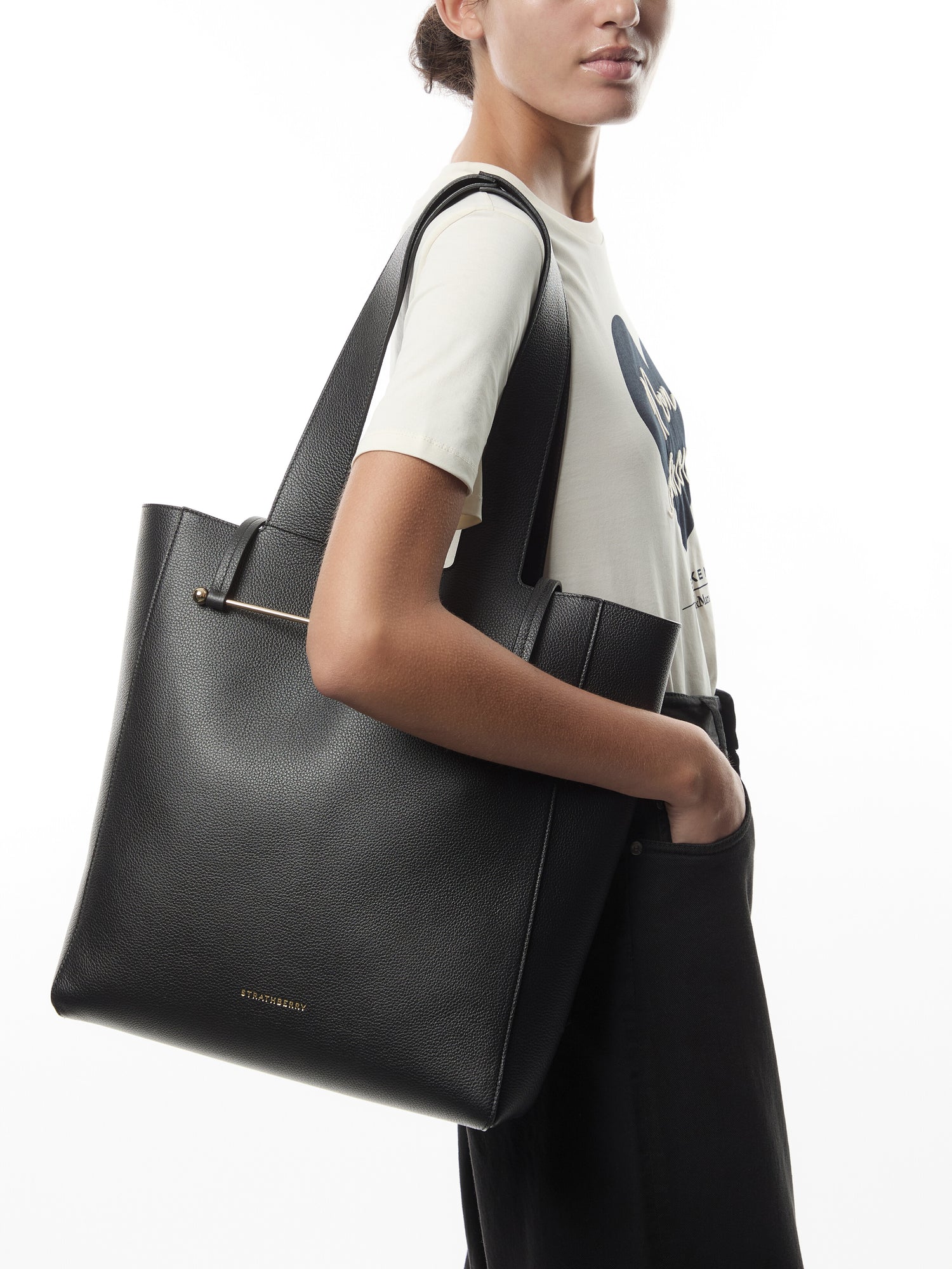 Melody Leather Tote Bag