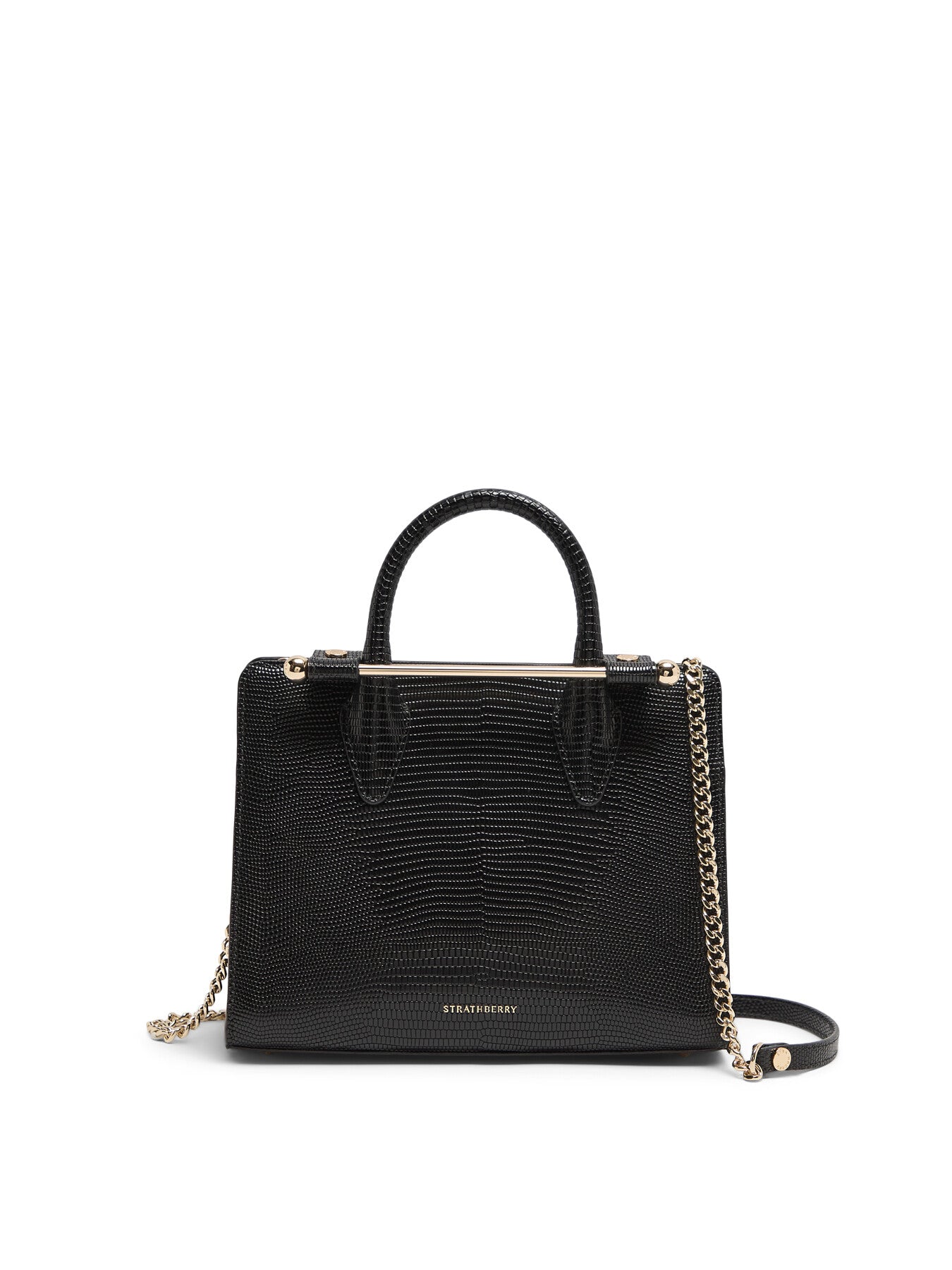 Mini Tote Embossed Lizard