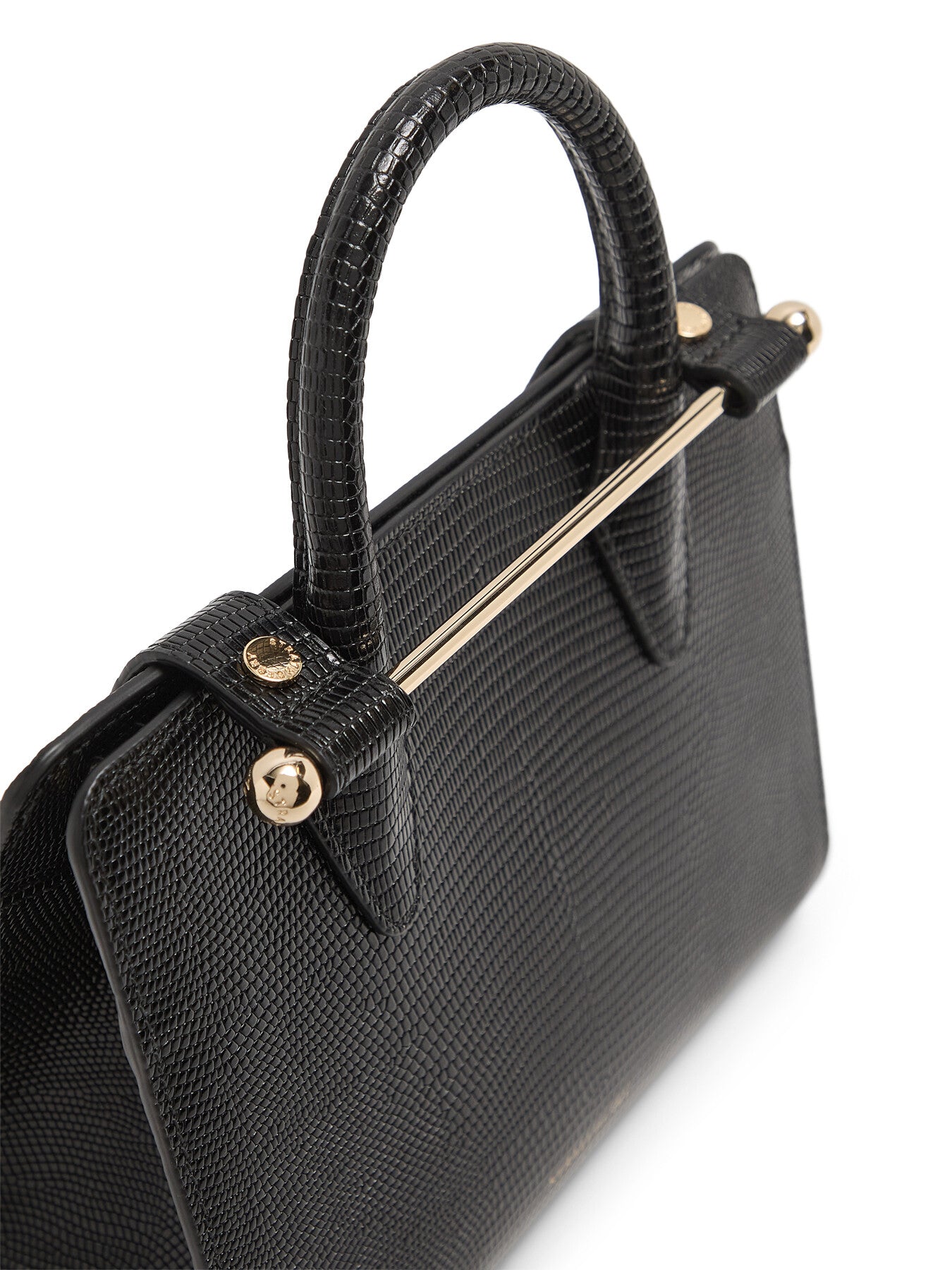 Mini Tote Embossed Lizard