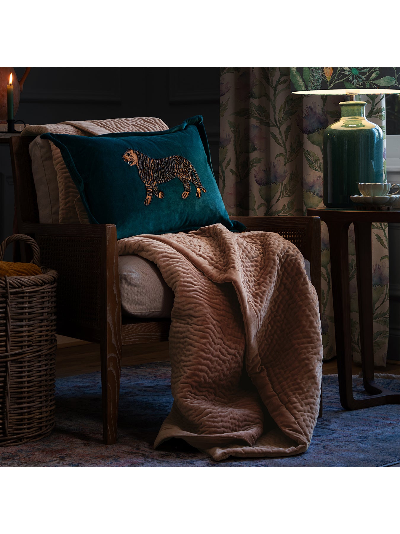 Haze Velvet Throw 140x220cm Coral