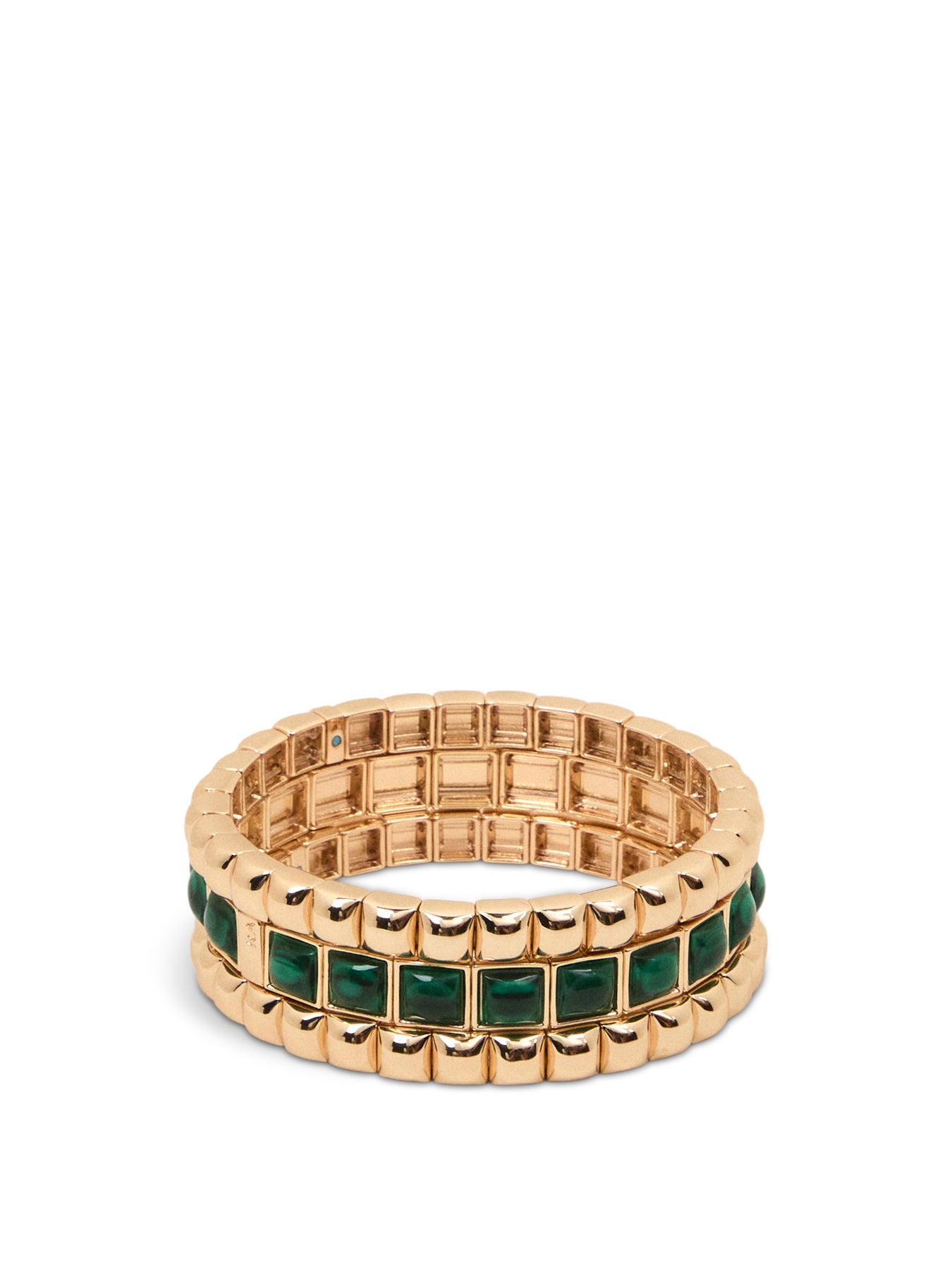 The Puffy Stud Stack In Malachite