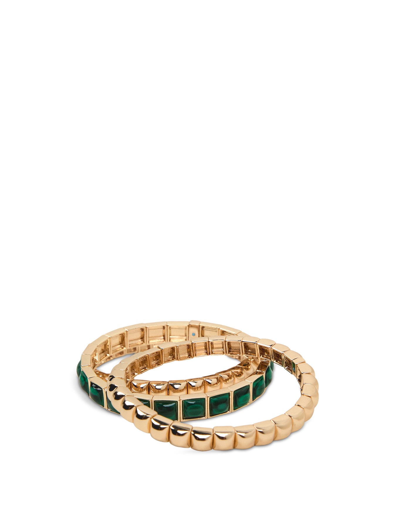 The Puffy Stud Stack In Malachite