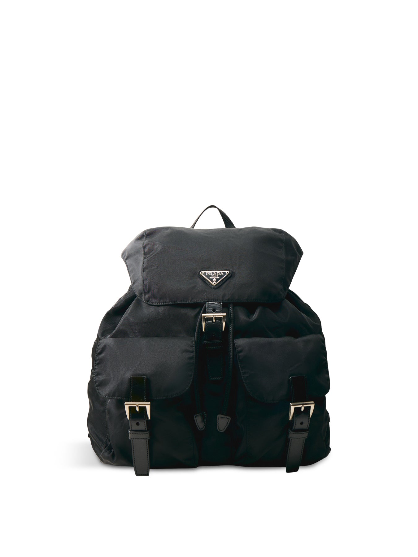 Vintage Prada Tessuto Nylon Backpack Black