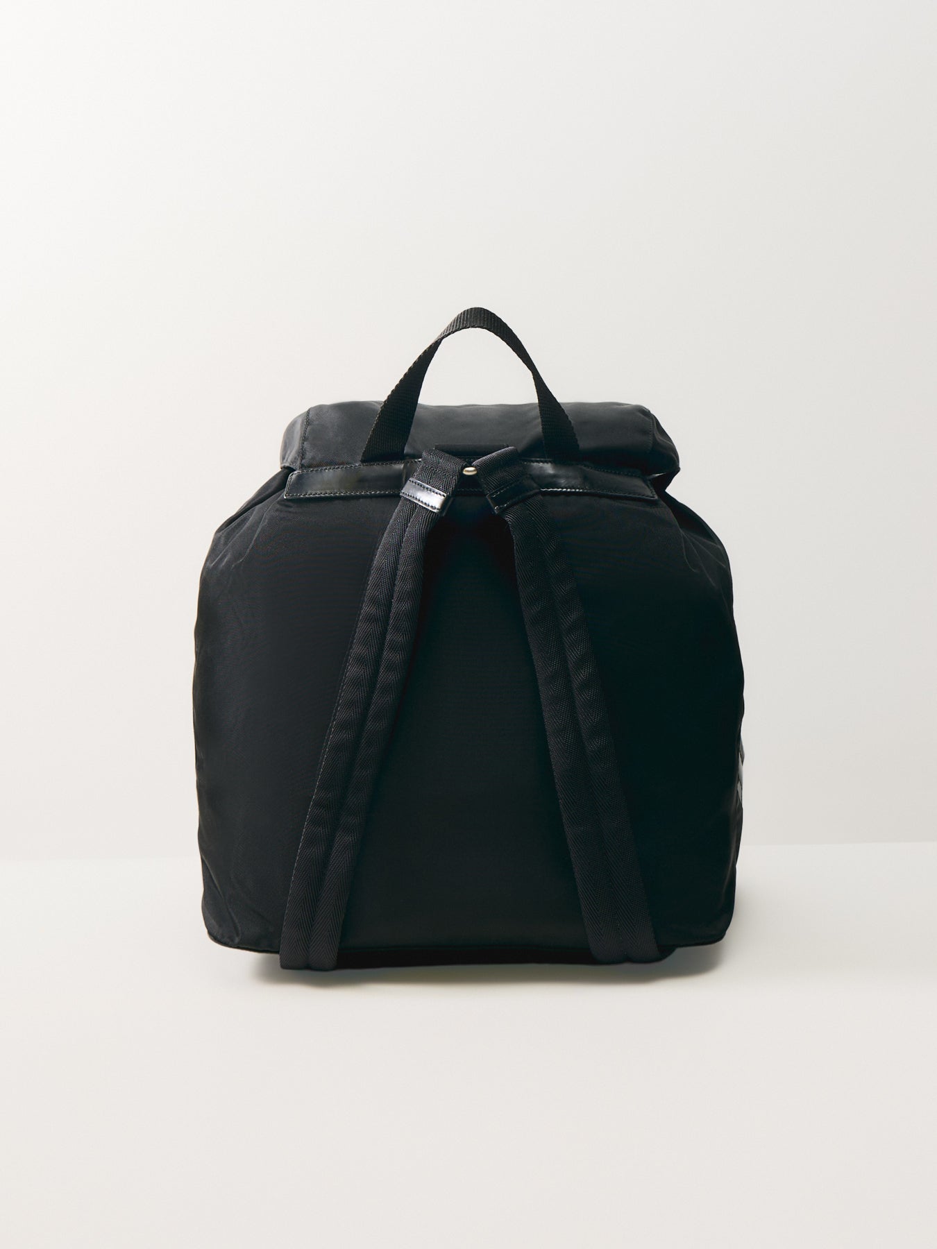Vintage Prada Tessuto Nylon Backpack Black