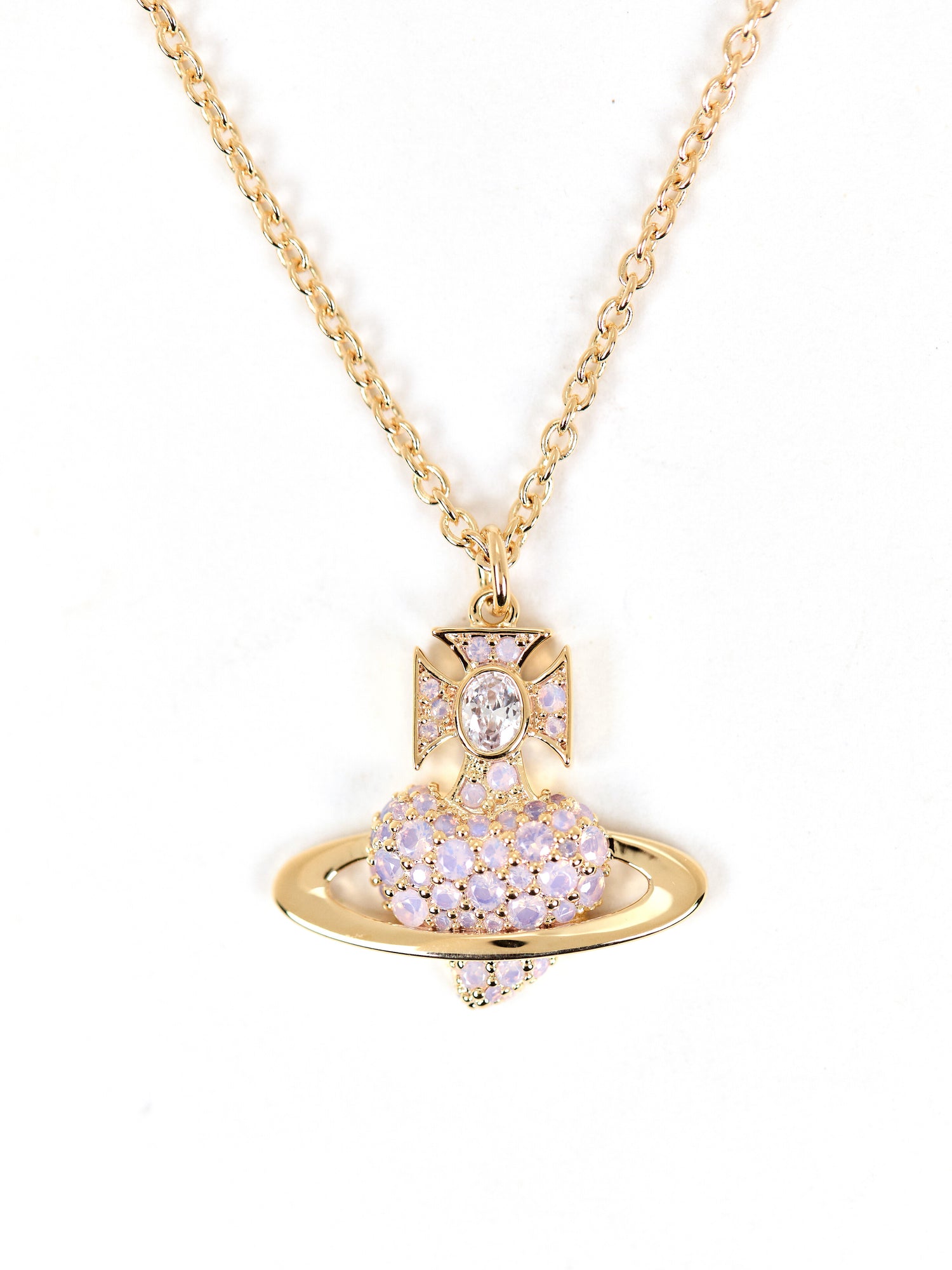 Agnatha Bas Relief Pendant Necklace