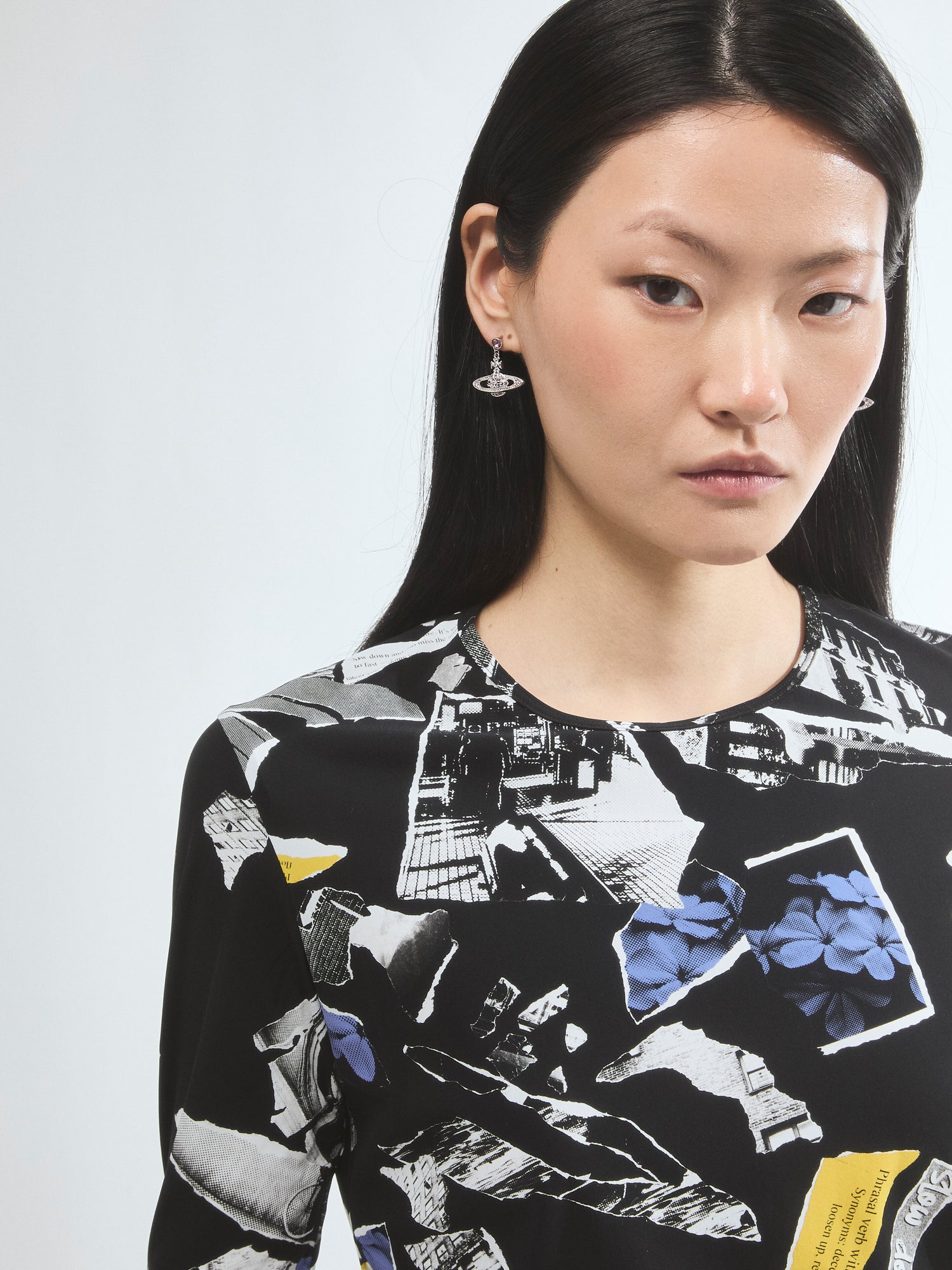 Mini Bas Relief Drop Earrings