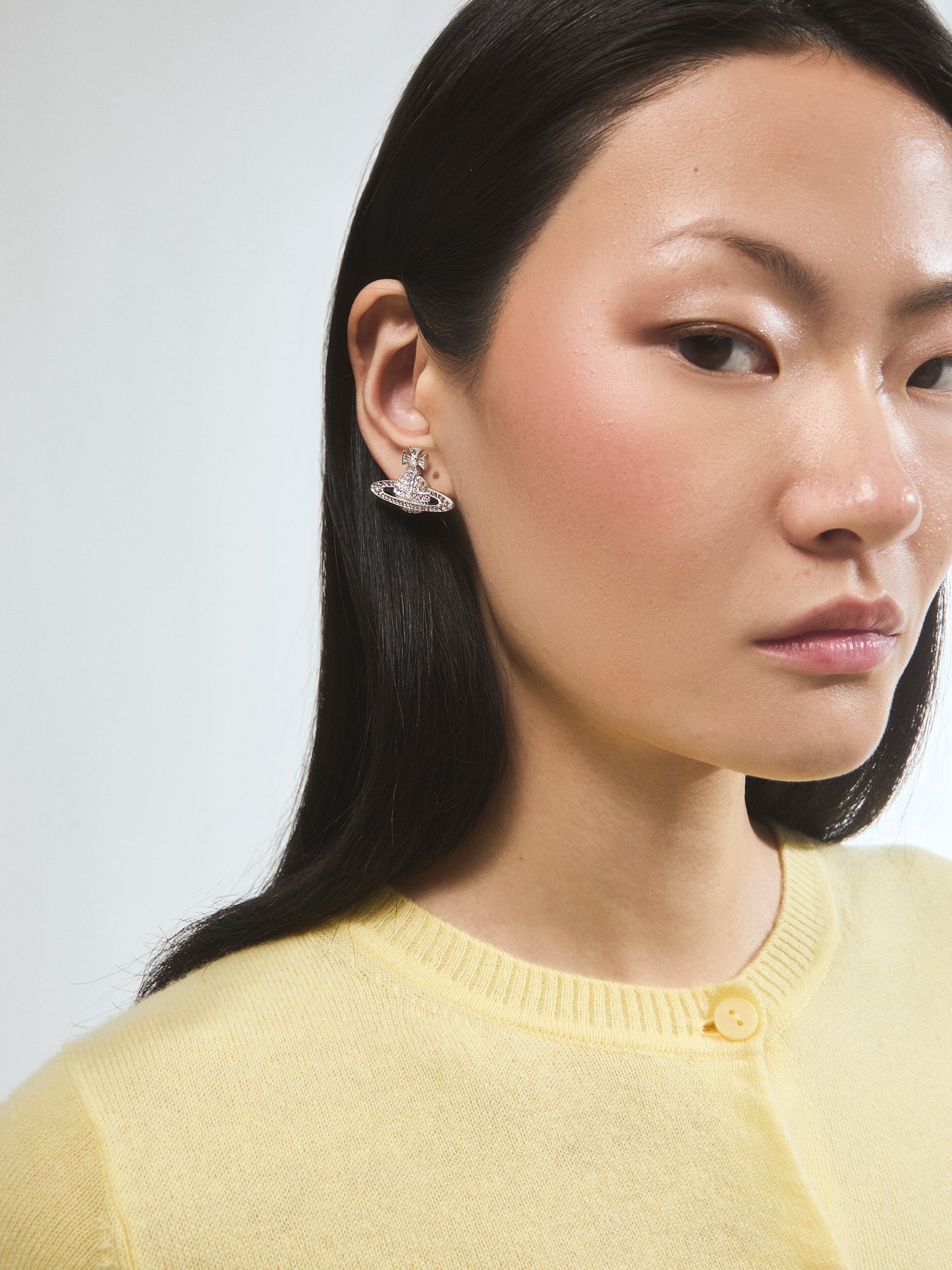 Kika Bas Relief Stud Earrings