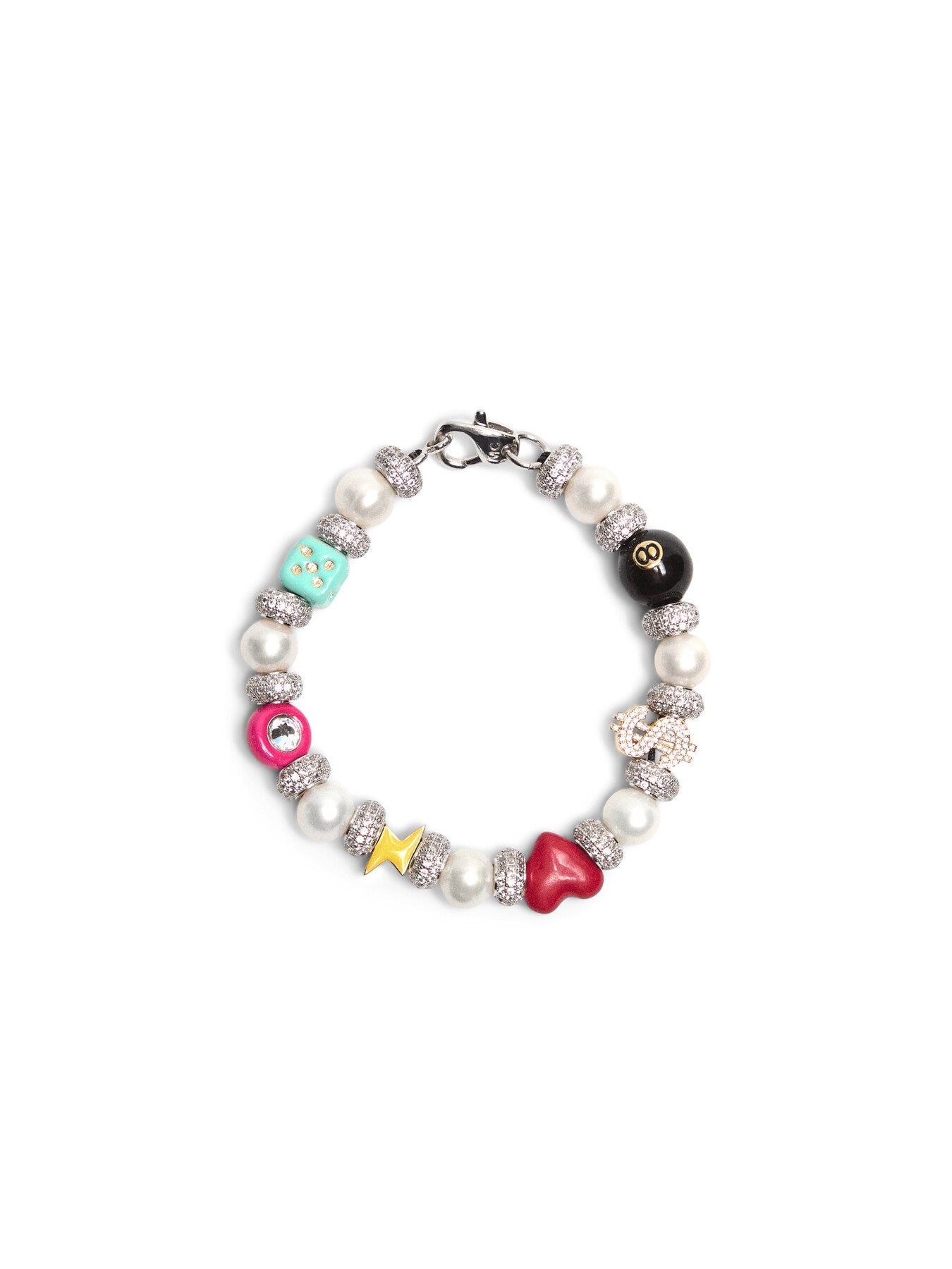 Enamel Pearl Bracelet