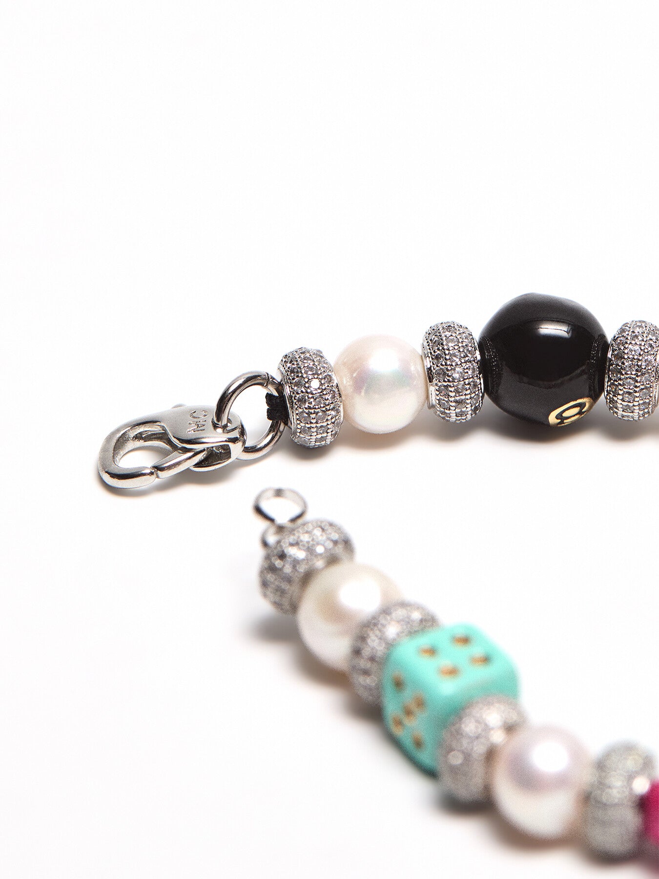 Enamel Pearl Bracelet