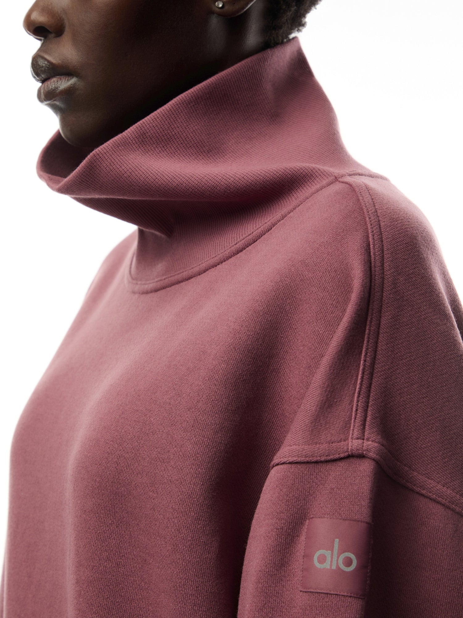 Hazy Mock Neck Pullover