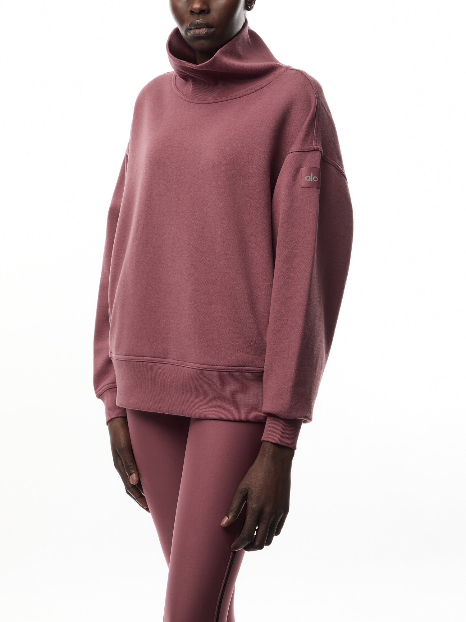 Hazy Mock Neck Pullover