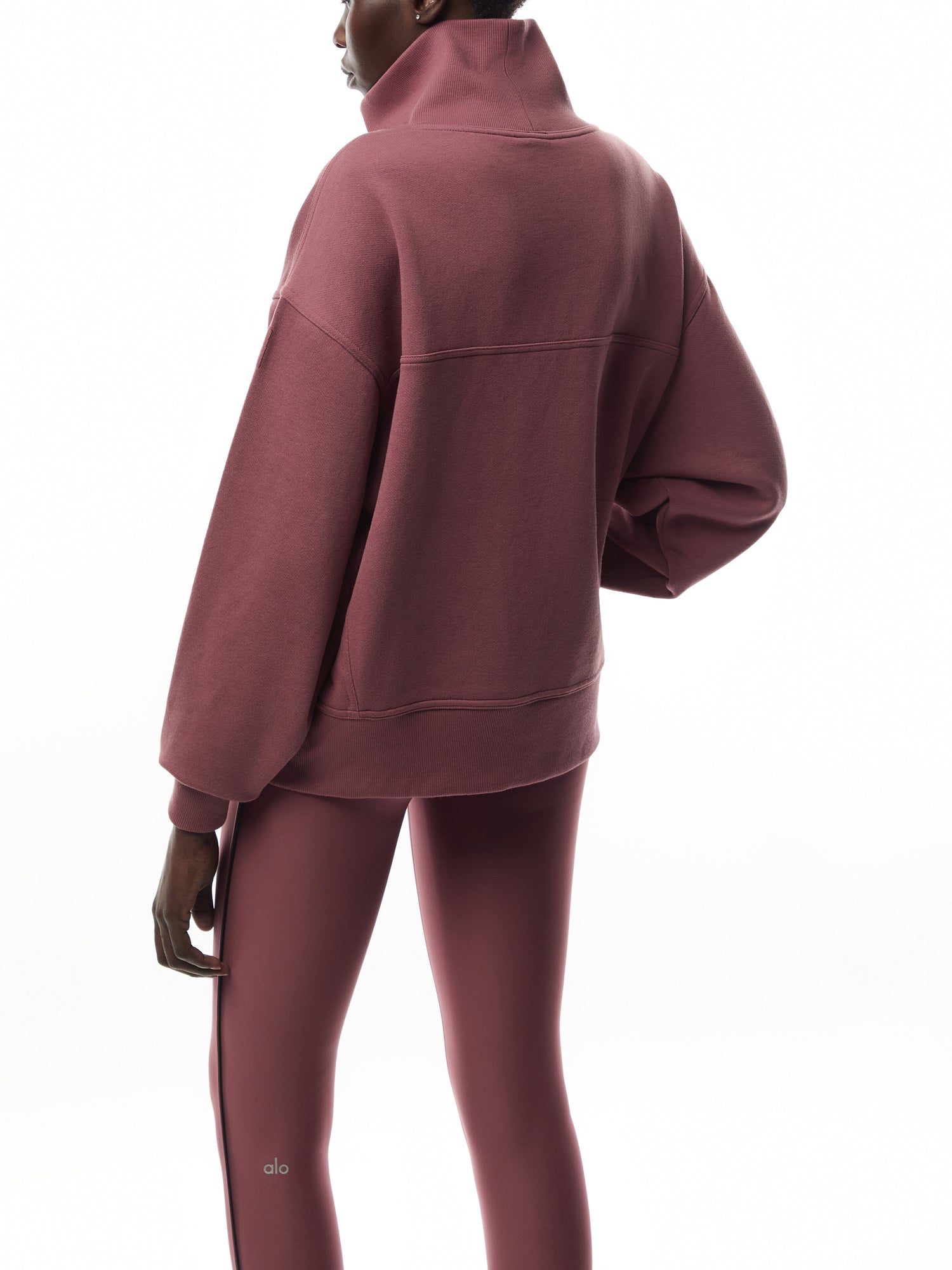 Hazy Mock Neck Pullover