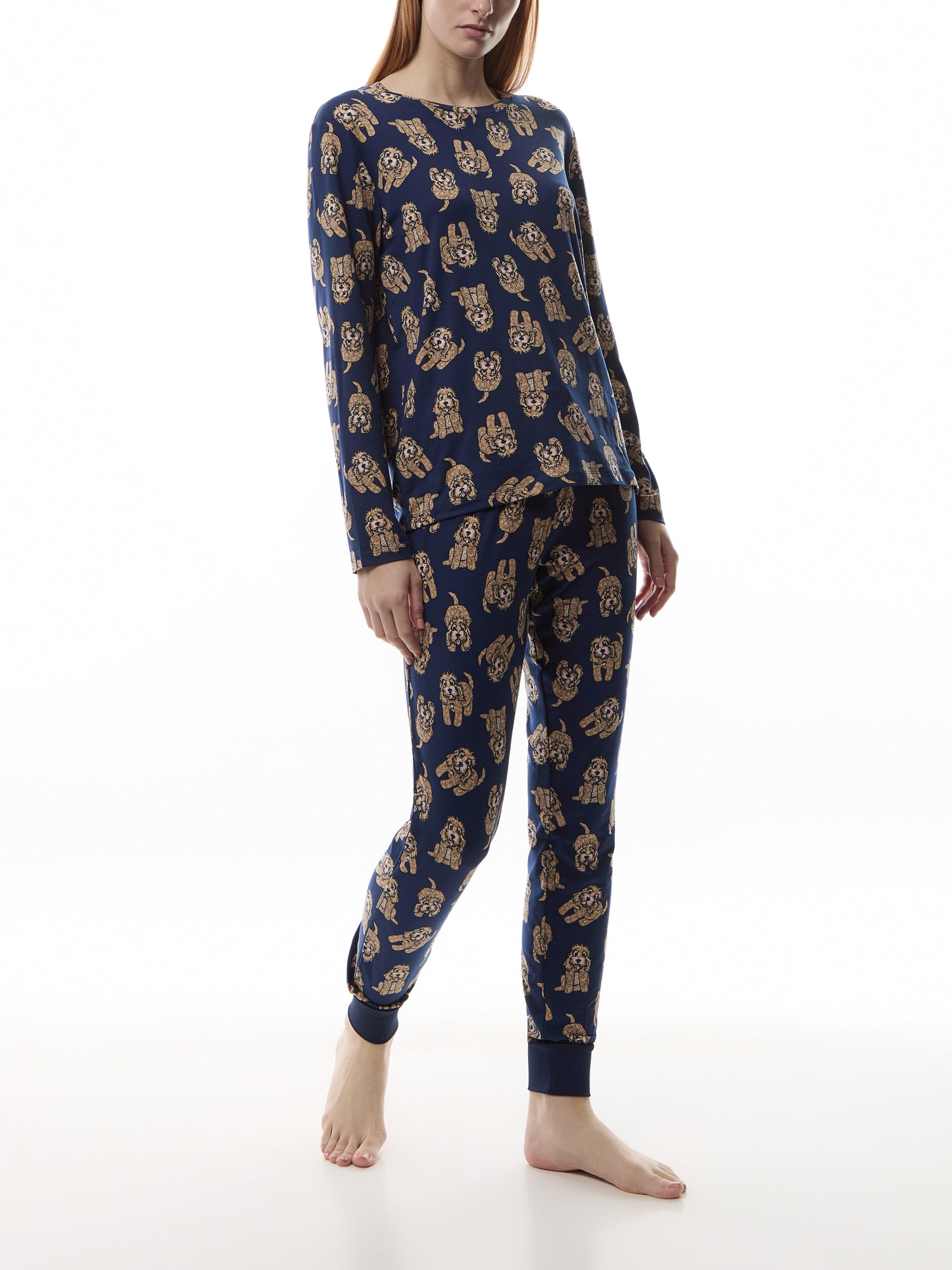 Cockapoo Print Long Pyjama Set