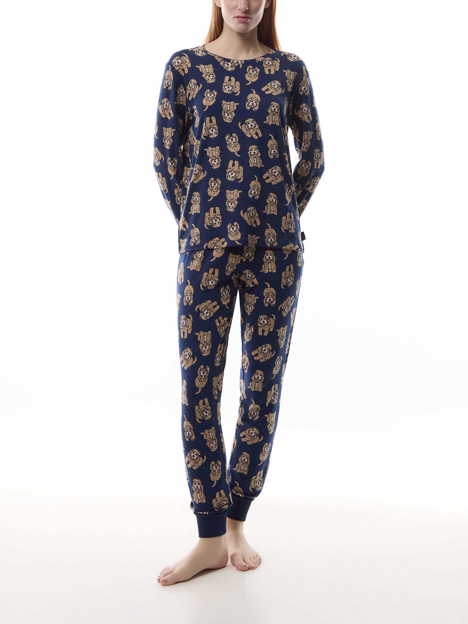 Cockapoo Print Long Pyjama Set