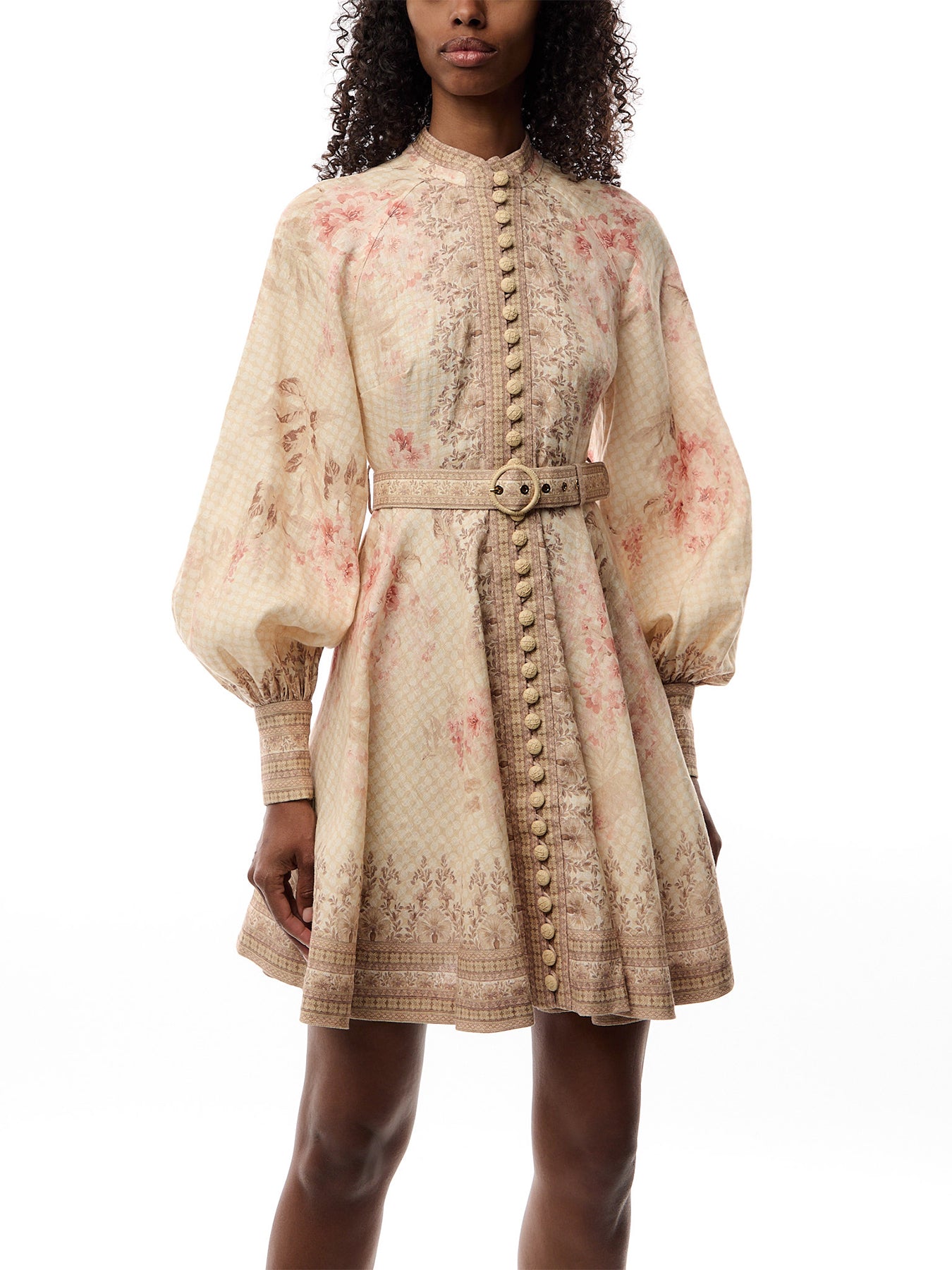 Illuminate Buttoned Mini Dress