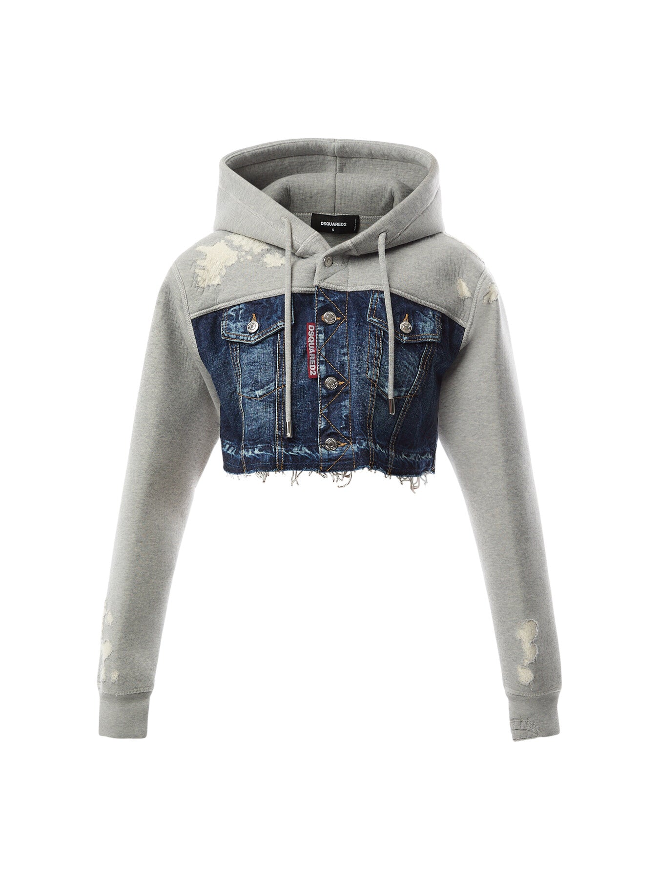Dsquared Cropped Cool Fit Hoodie