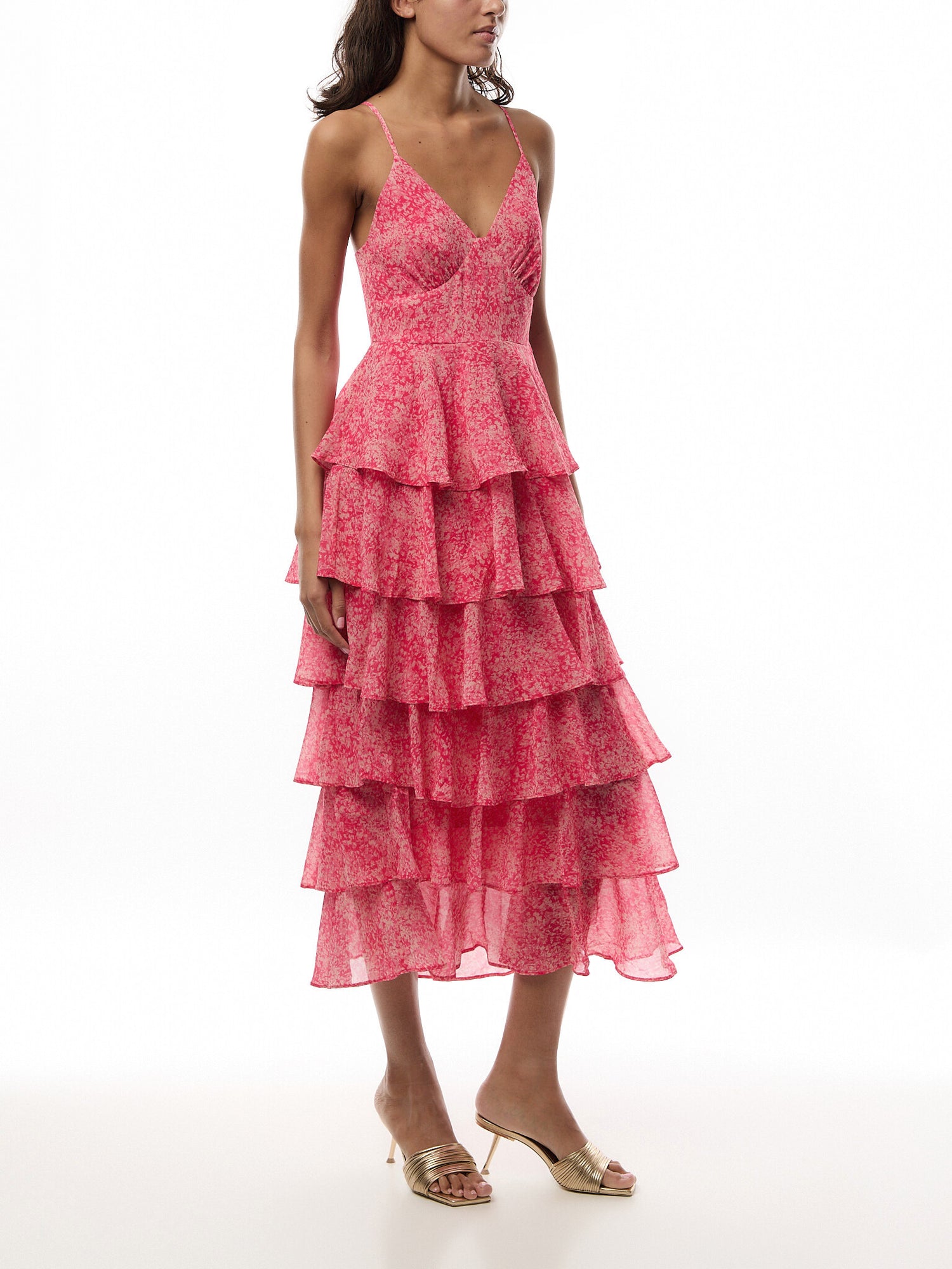 Lissy Ruffle Midaxi Dress