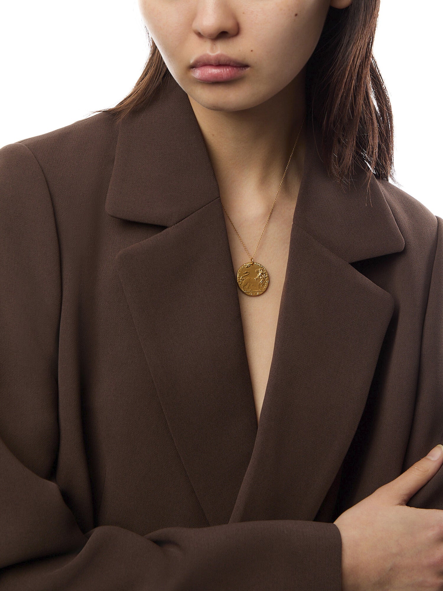 Il Leaone Medallion Necklace