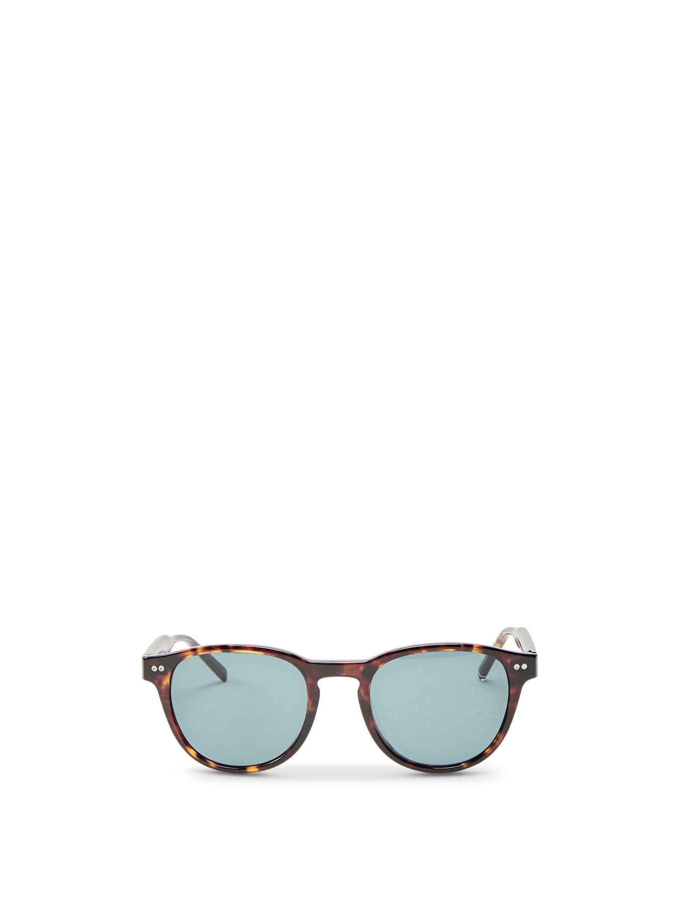 Mens Round Havana Sunglasses