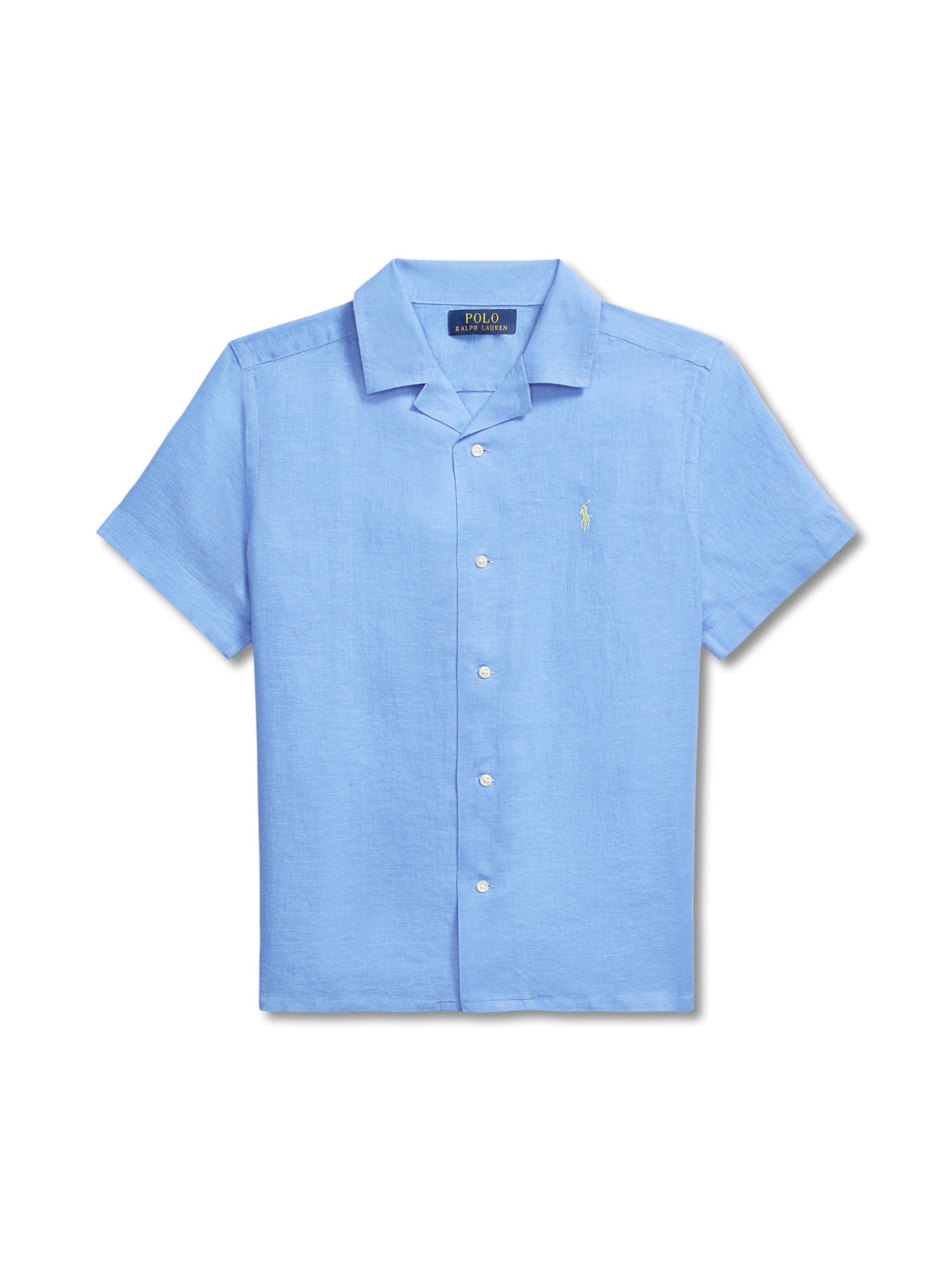 Camp Shirt Blue Linen