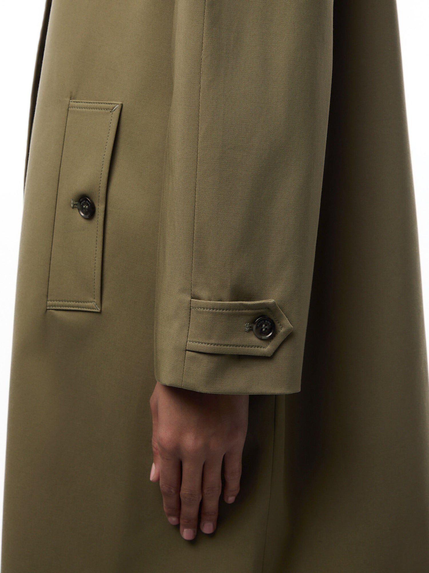 Randy Oversized Trench - Olive