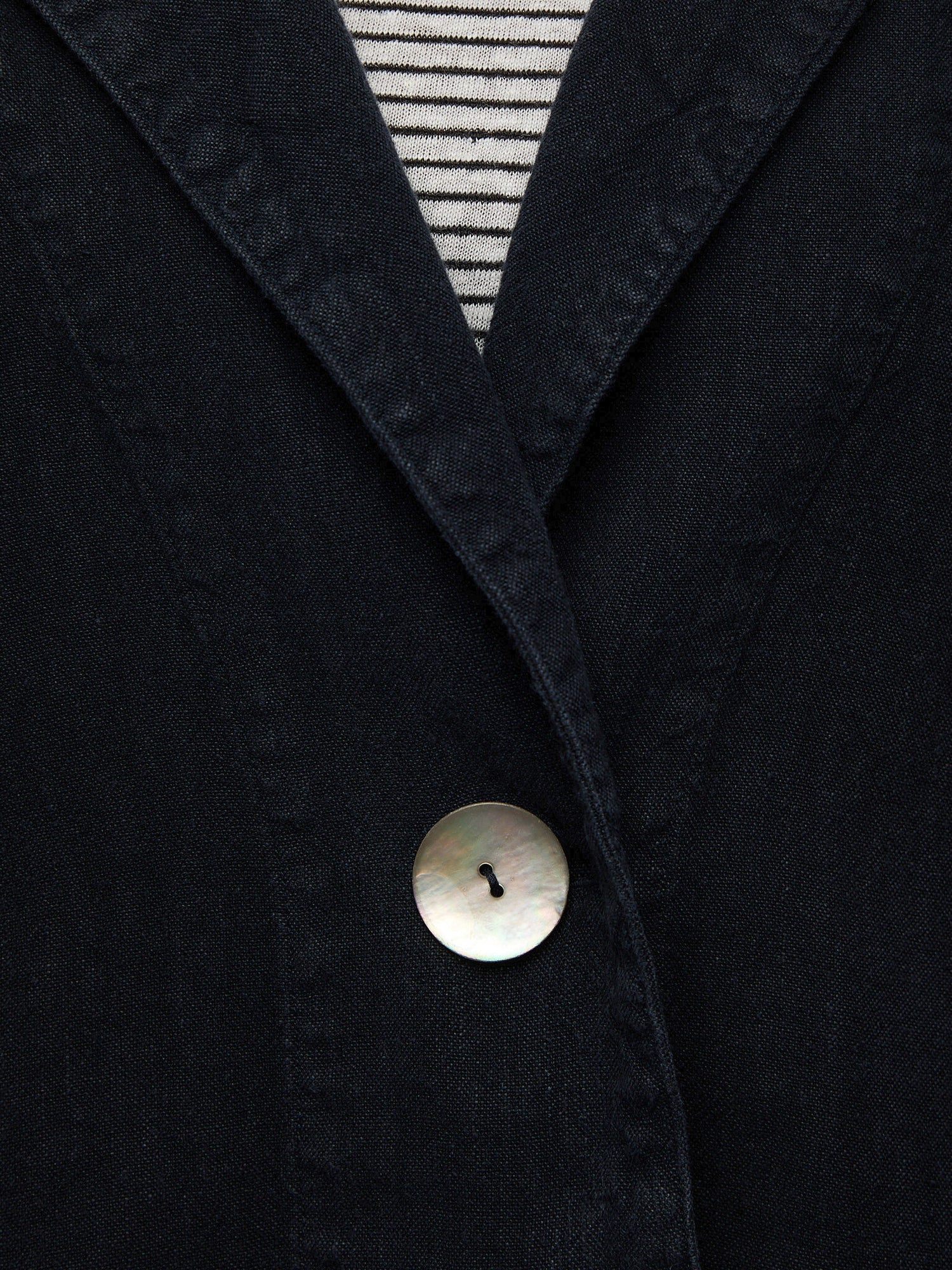 Twisted Linen Boxy Jacket