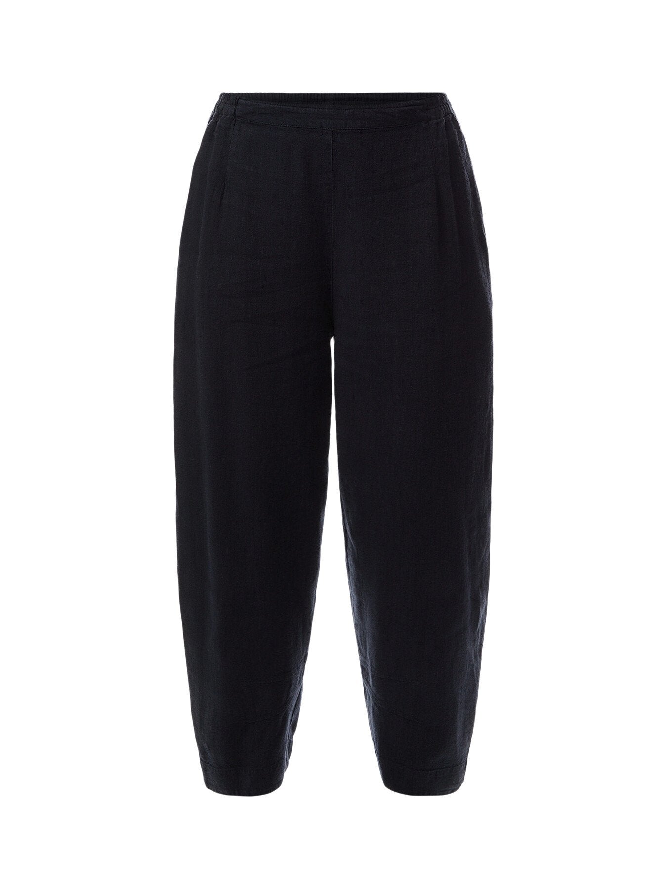 Twisted Linen Crop Bubble Trouser