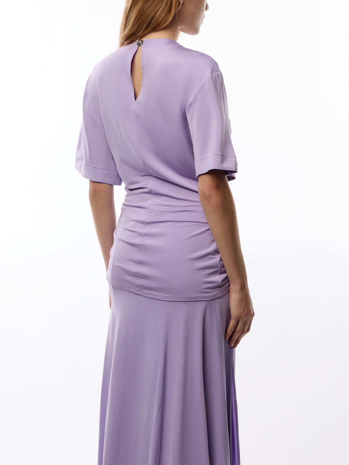 Lavender Rouched T-Shirt