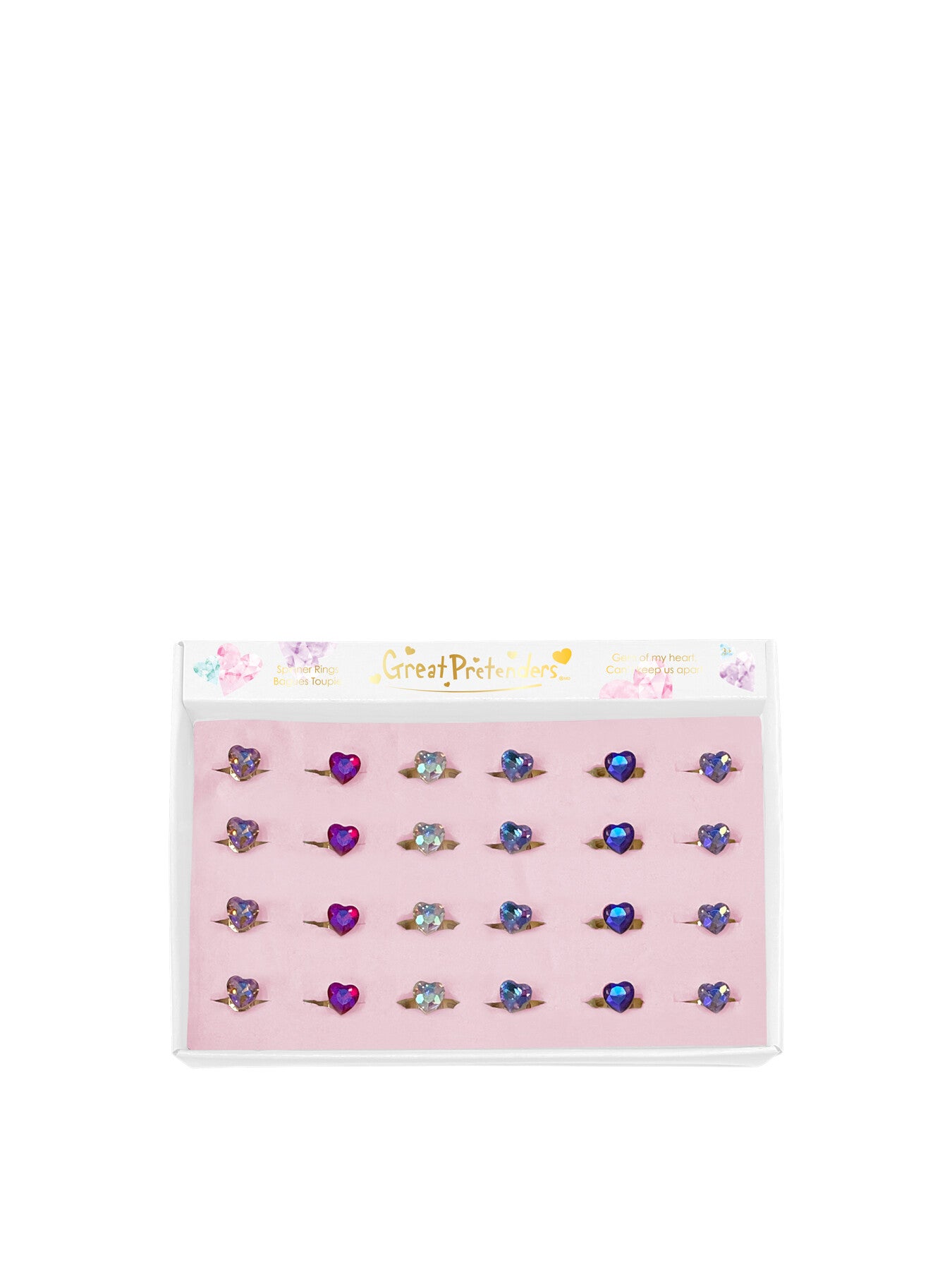 Gem Of My Heart Spinner Rings