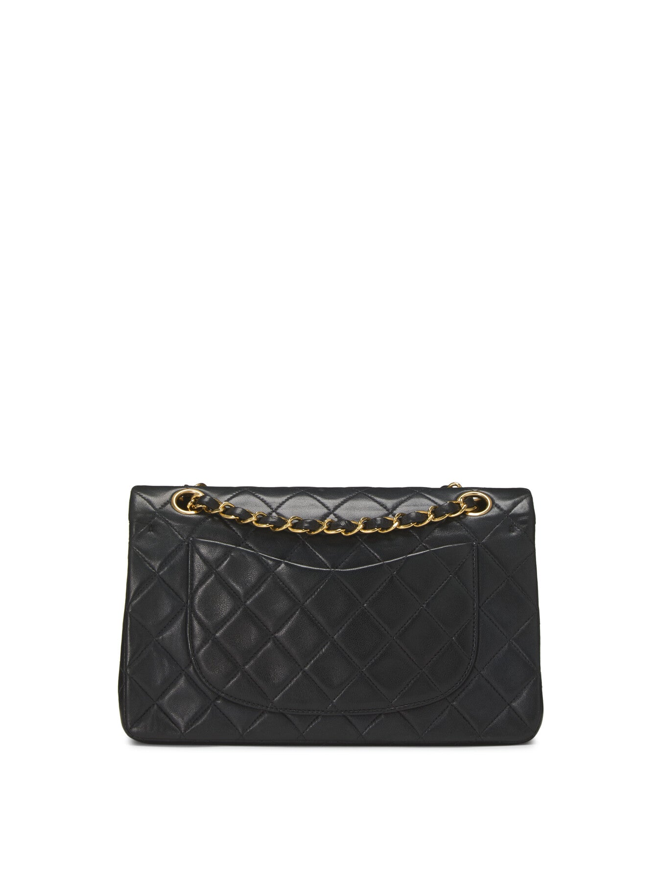 Vintage Chanel Black Lambskin Bag 2.55 9