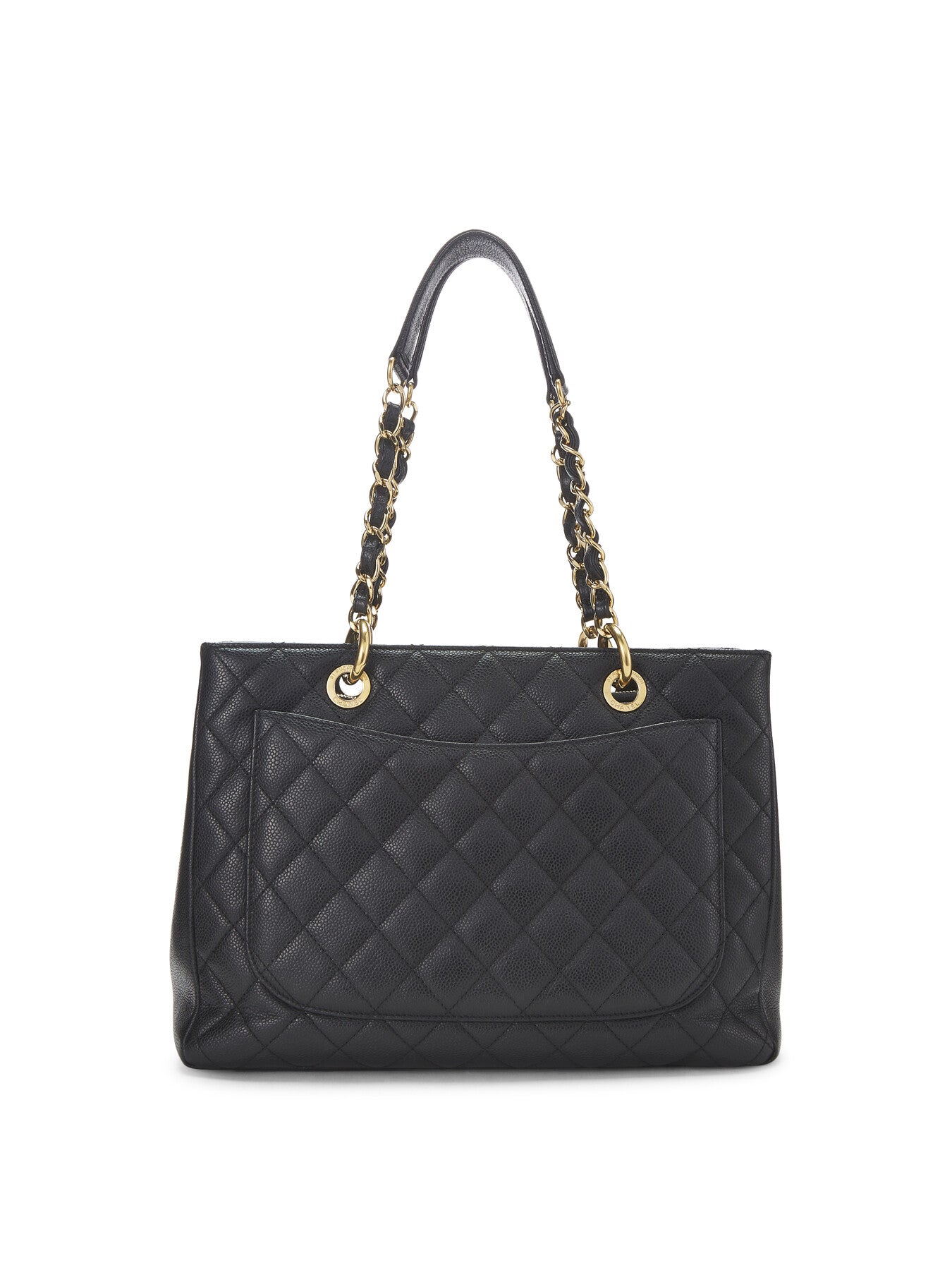 Vintage Chanel Black Caviar GST Tote Bag
