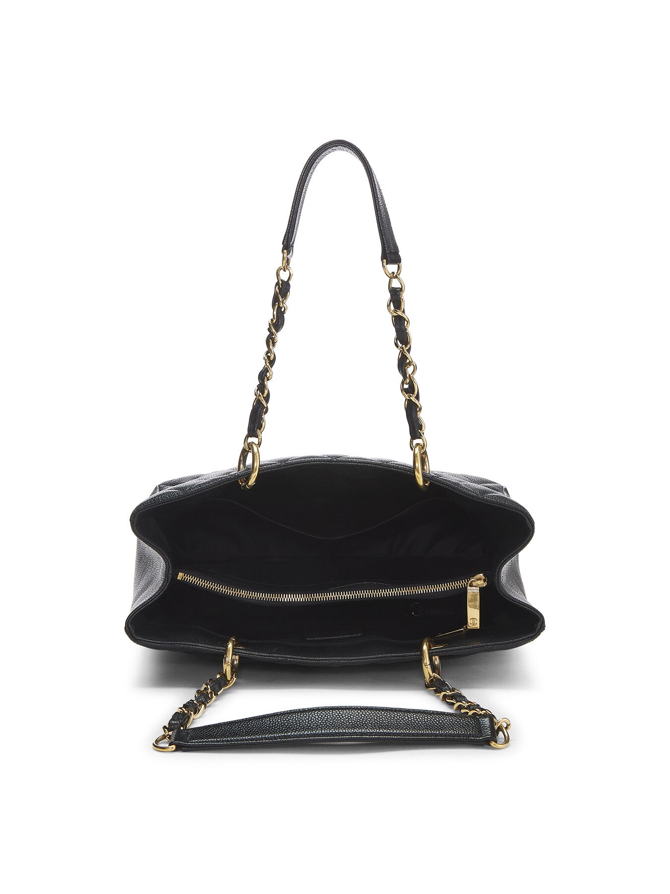 Vintage Chanel Black Caviar GST Tote Bag