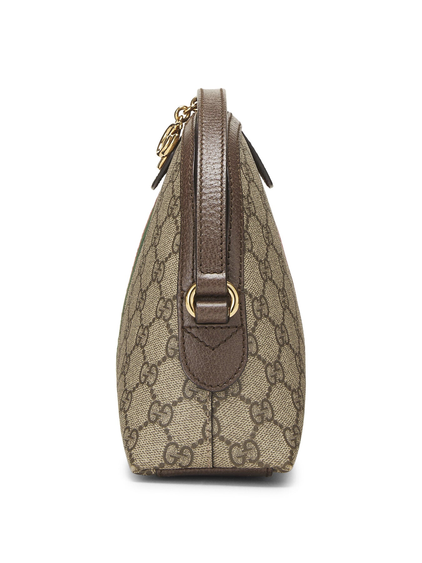 Vintage Gucci Brown GG Ophidia Dome Small Shoulder Bag