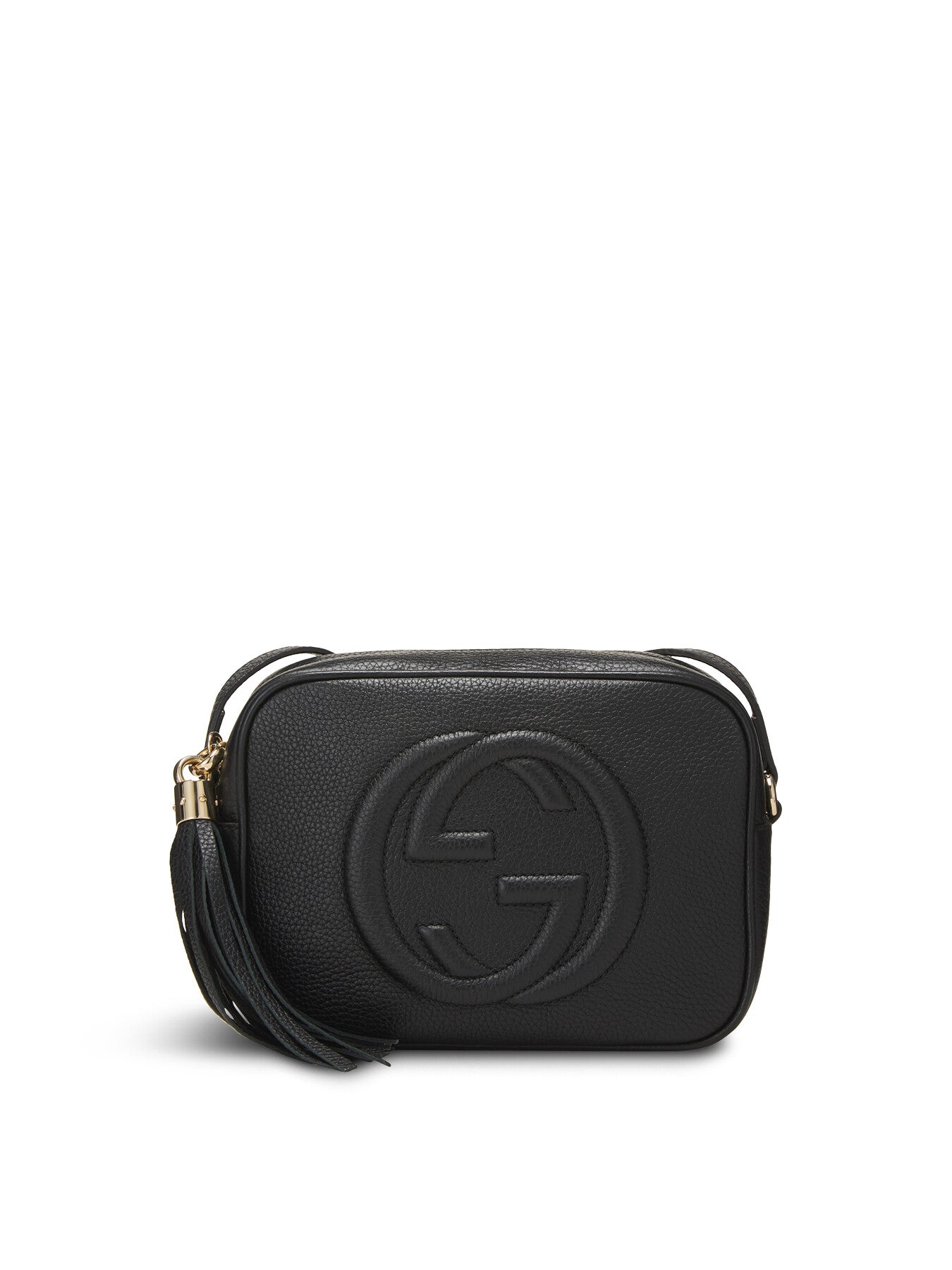 Vintage Gucci Black Leather Soho Disco Crossbody Bag