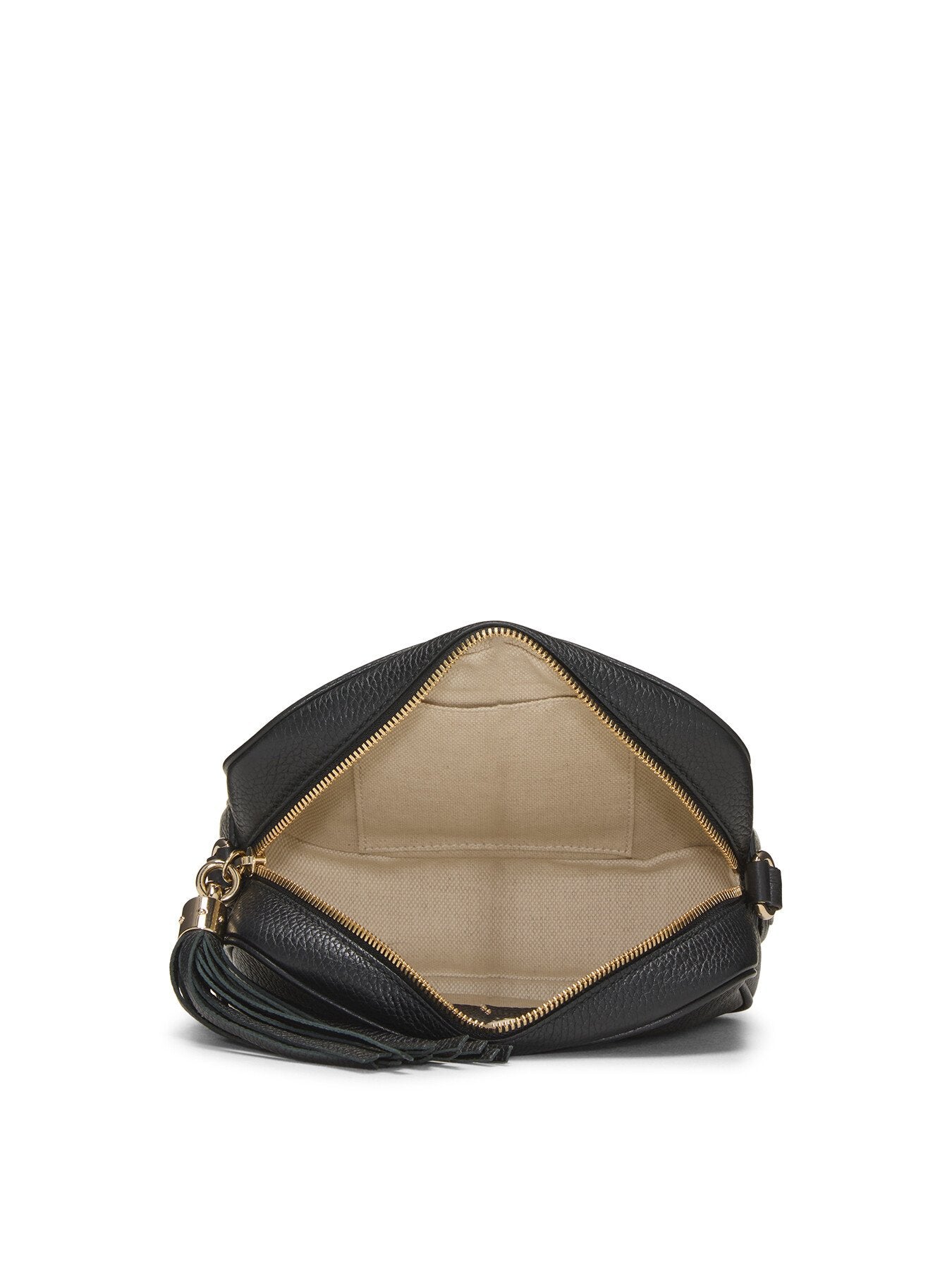 Vintage Gucci Black Leather Soho Disco Crossbody Bag