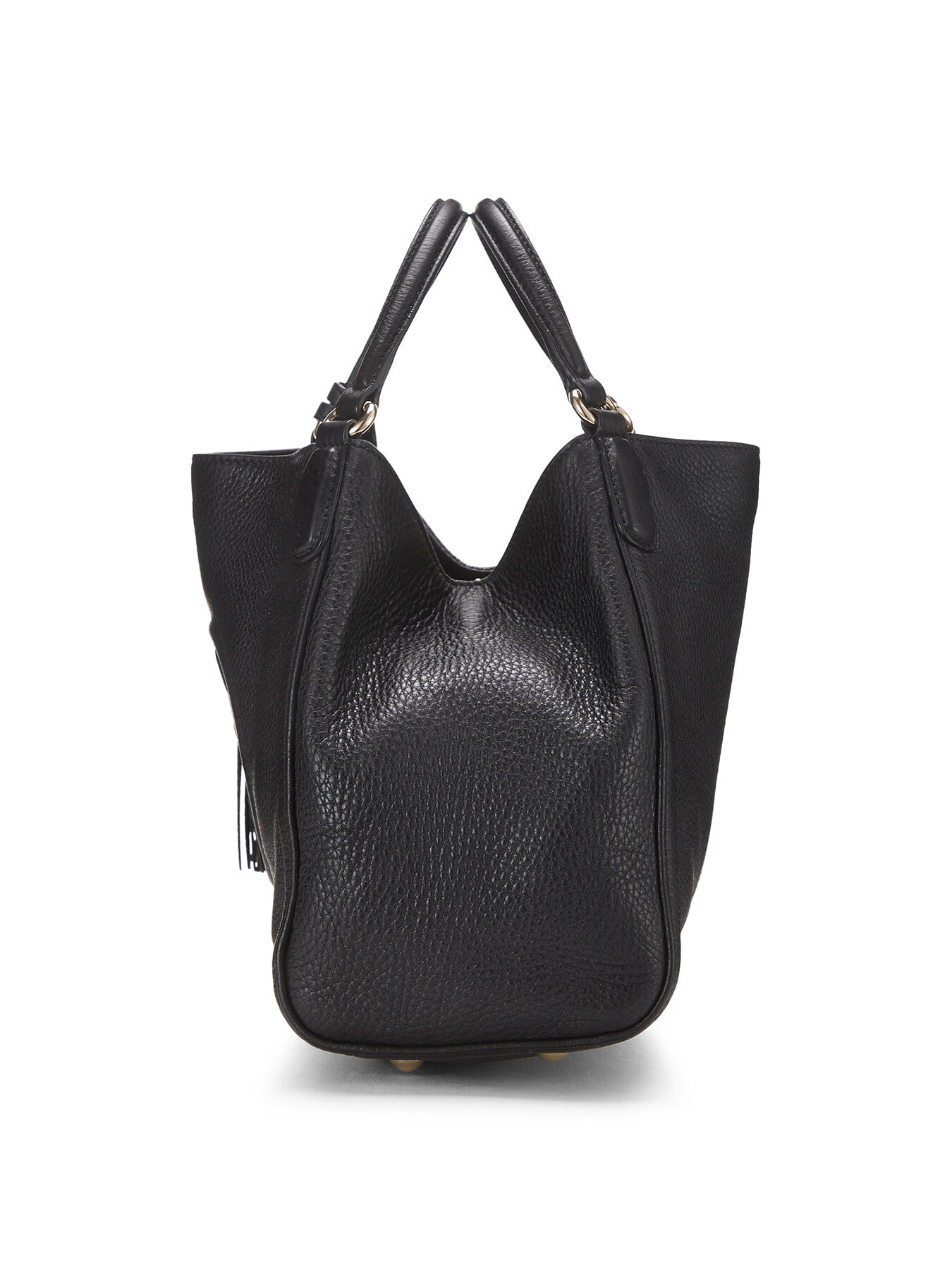 Vintage Gucci Black Leather Soho Convertible Small Shoulder Bag