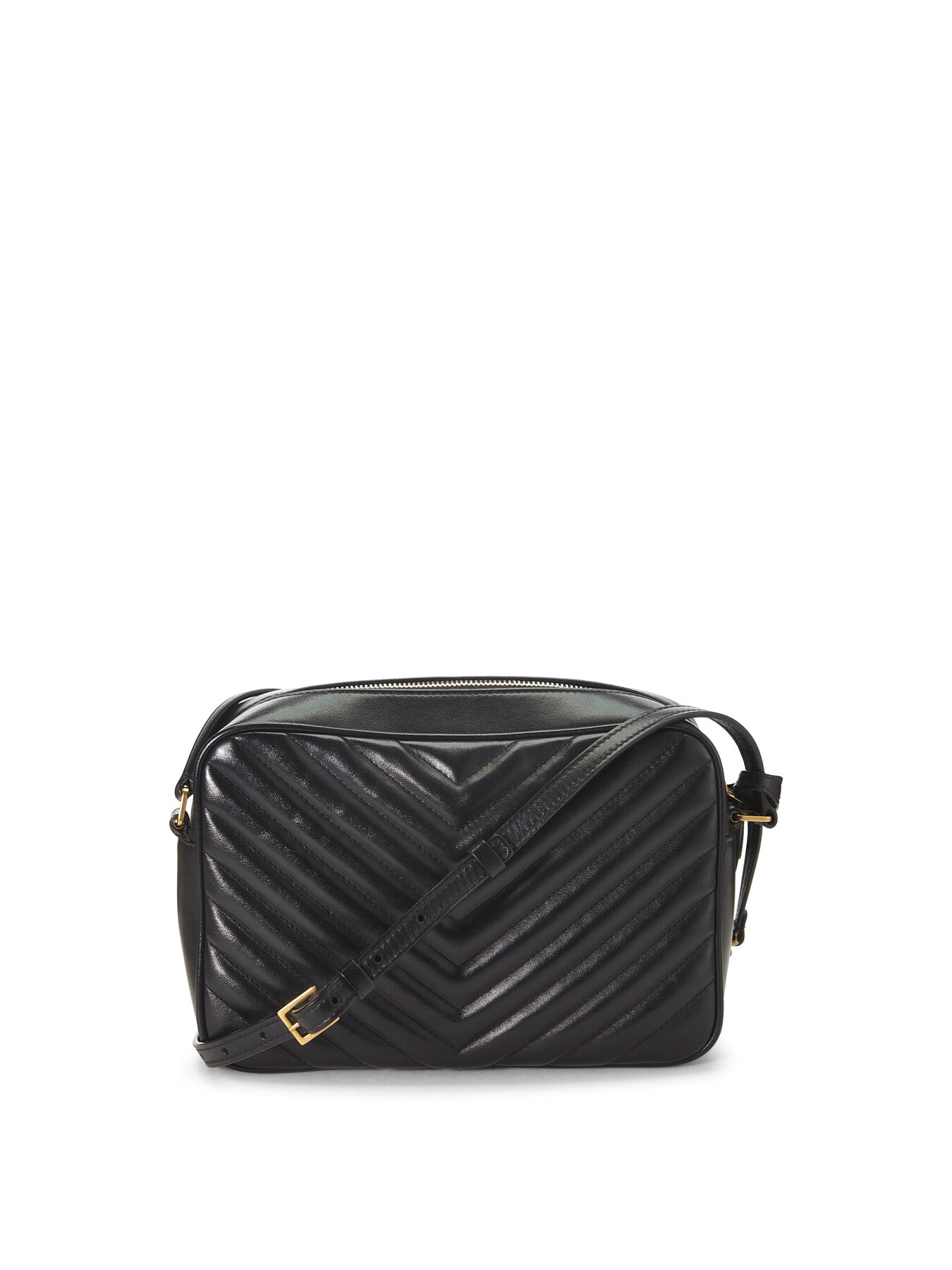 Vintage YSL Black Calfskin Lou Camera Bag