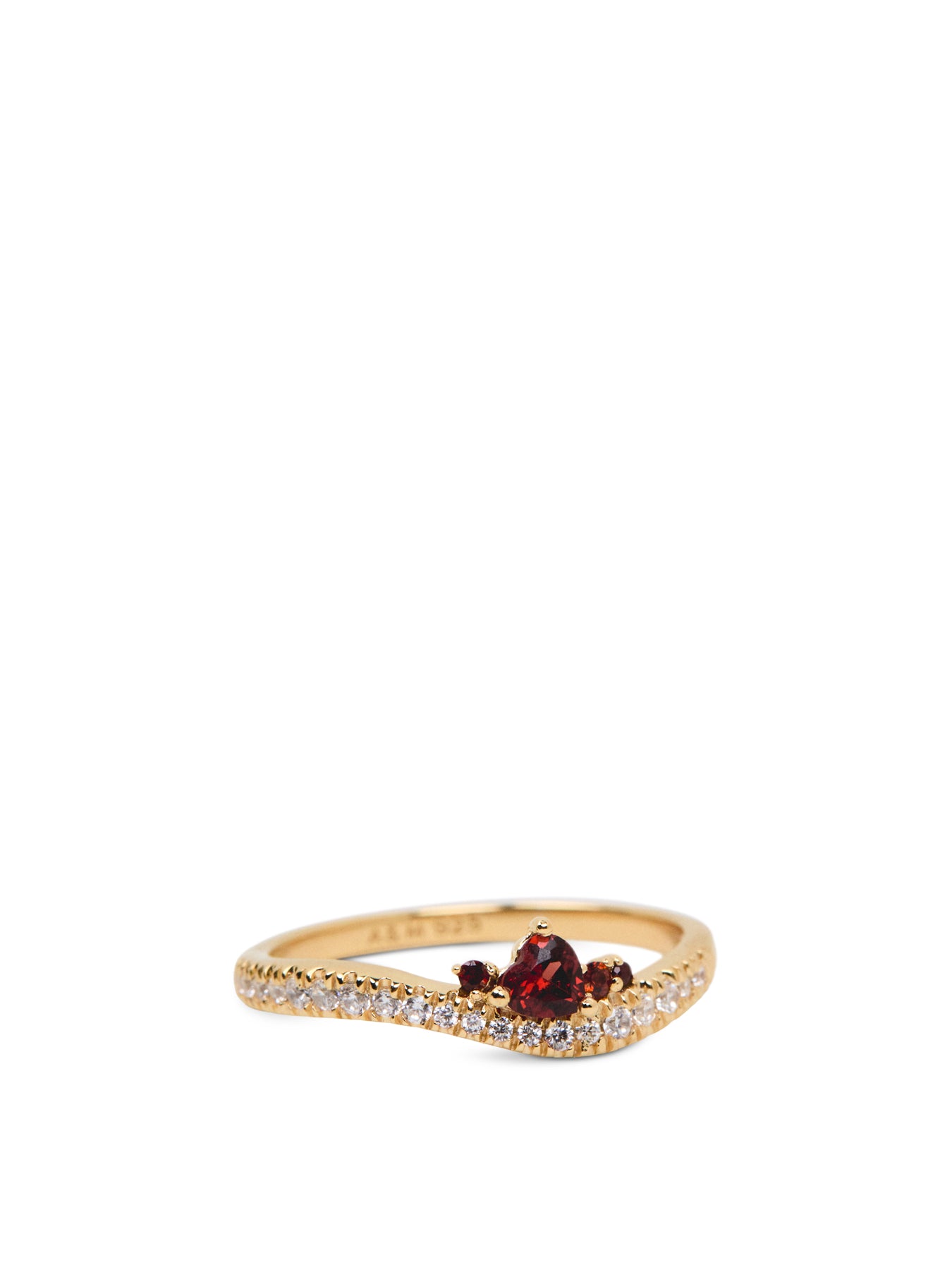 Snake and Garnet Ring