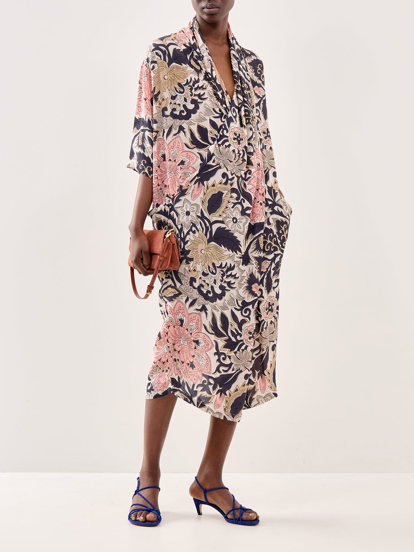 Rachel Dress Block Taupe