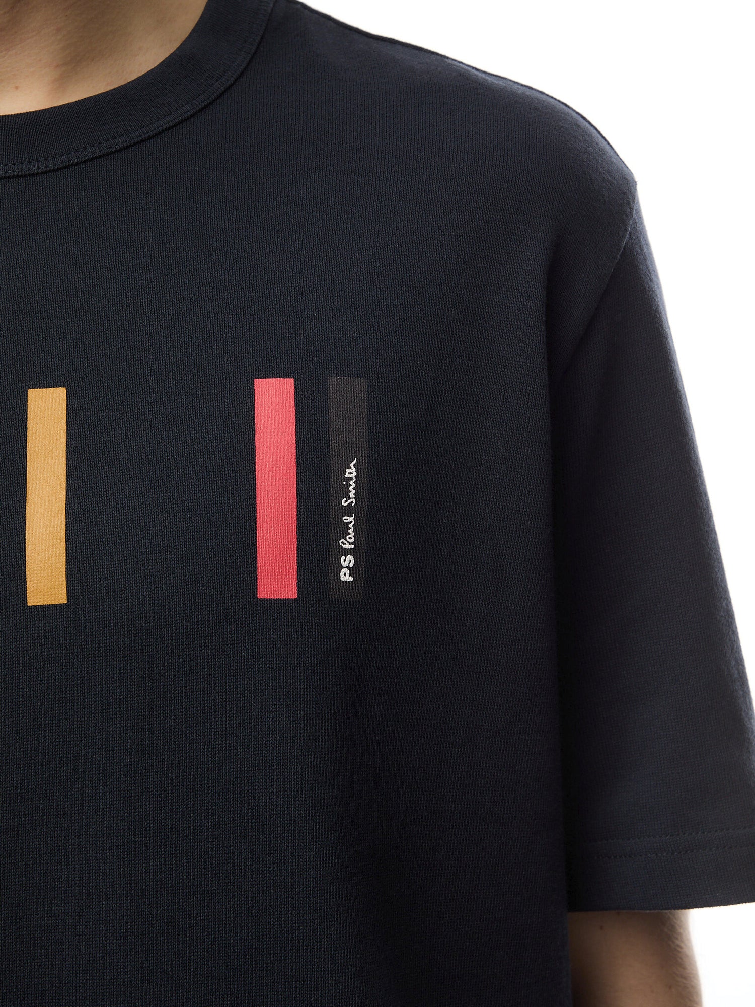 Heavyweight Stripe Logo Tee