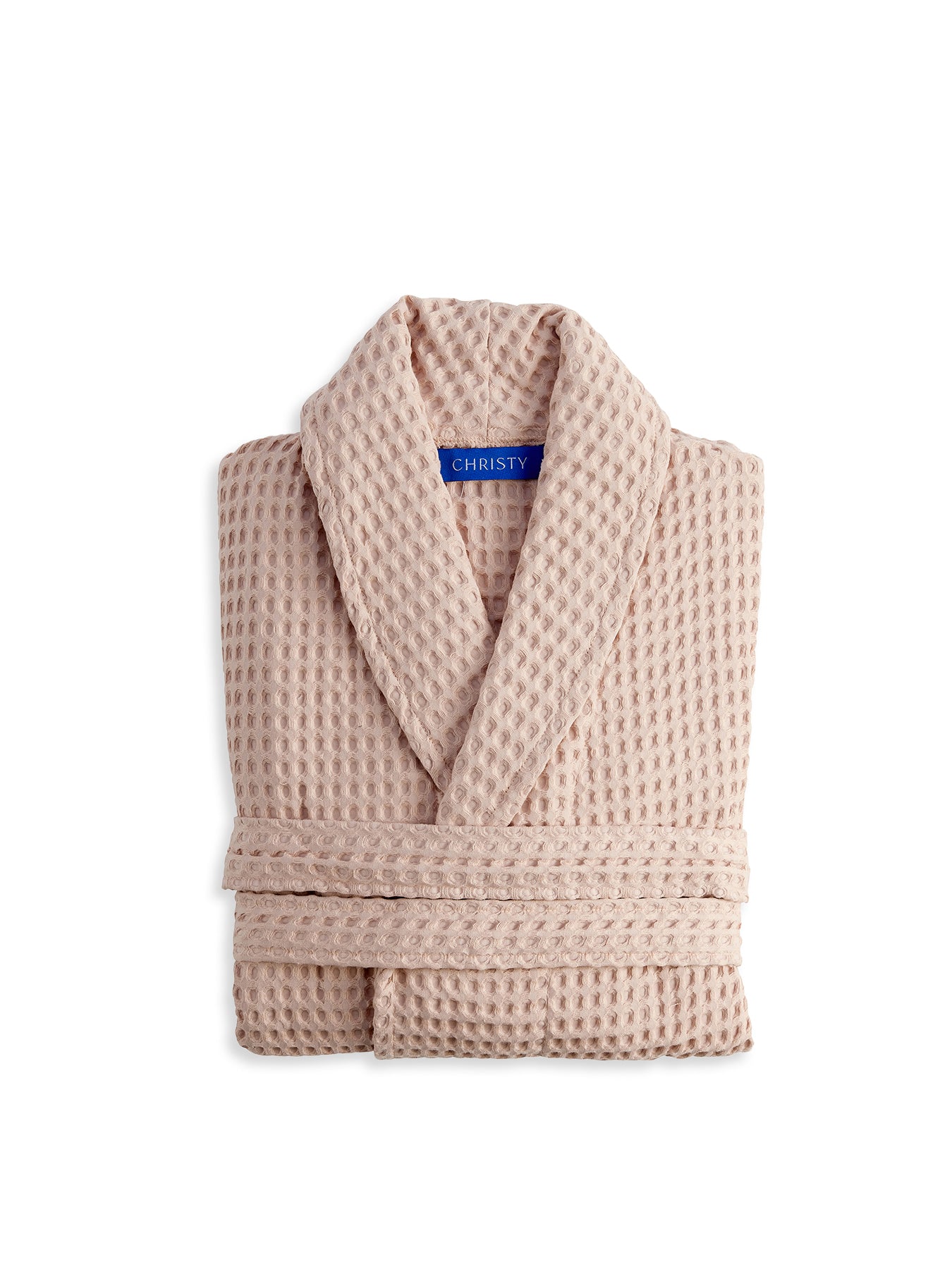 Waffle Cotton Robe Pink