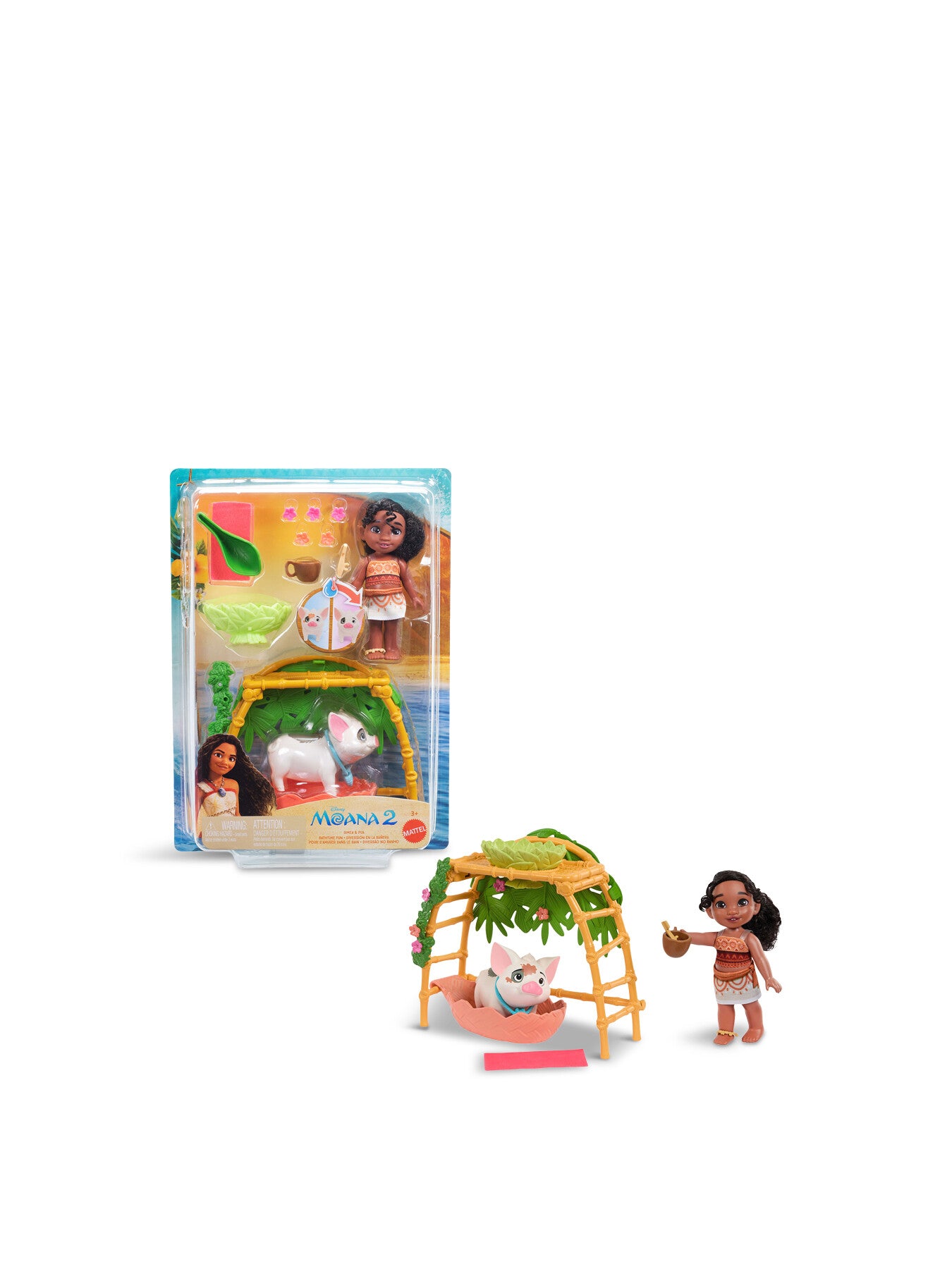 Disney Moana 2 Simea & Pua Bathtime Fun Playset
