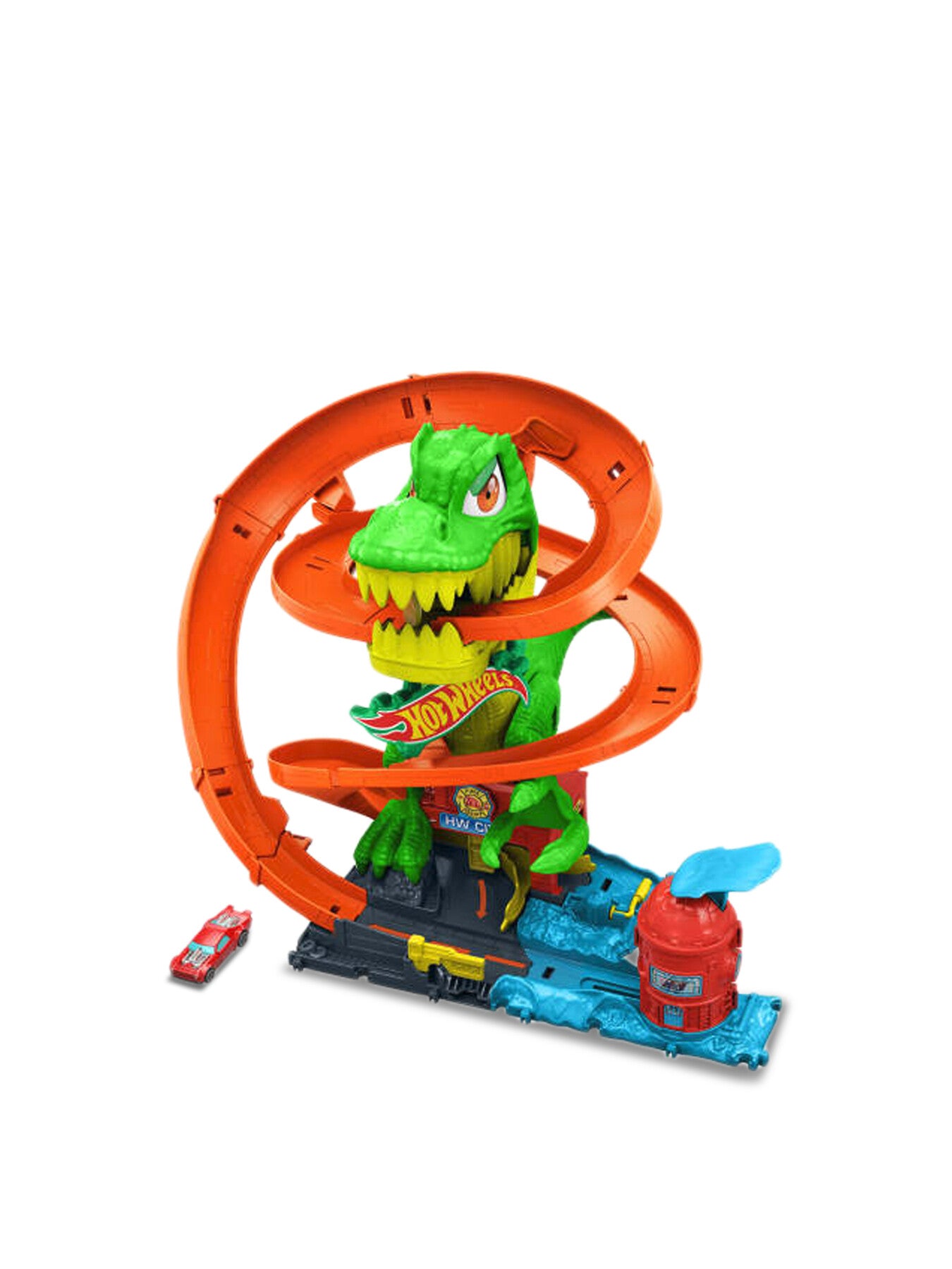 Hot Wheels City T-Rex Blaze Battle Playset