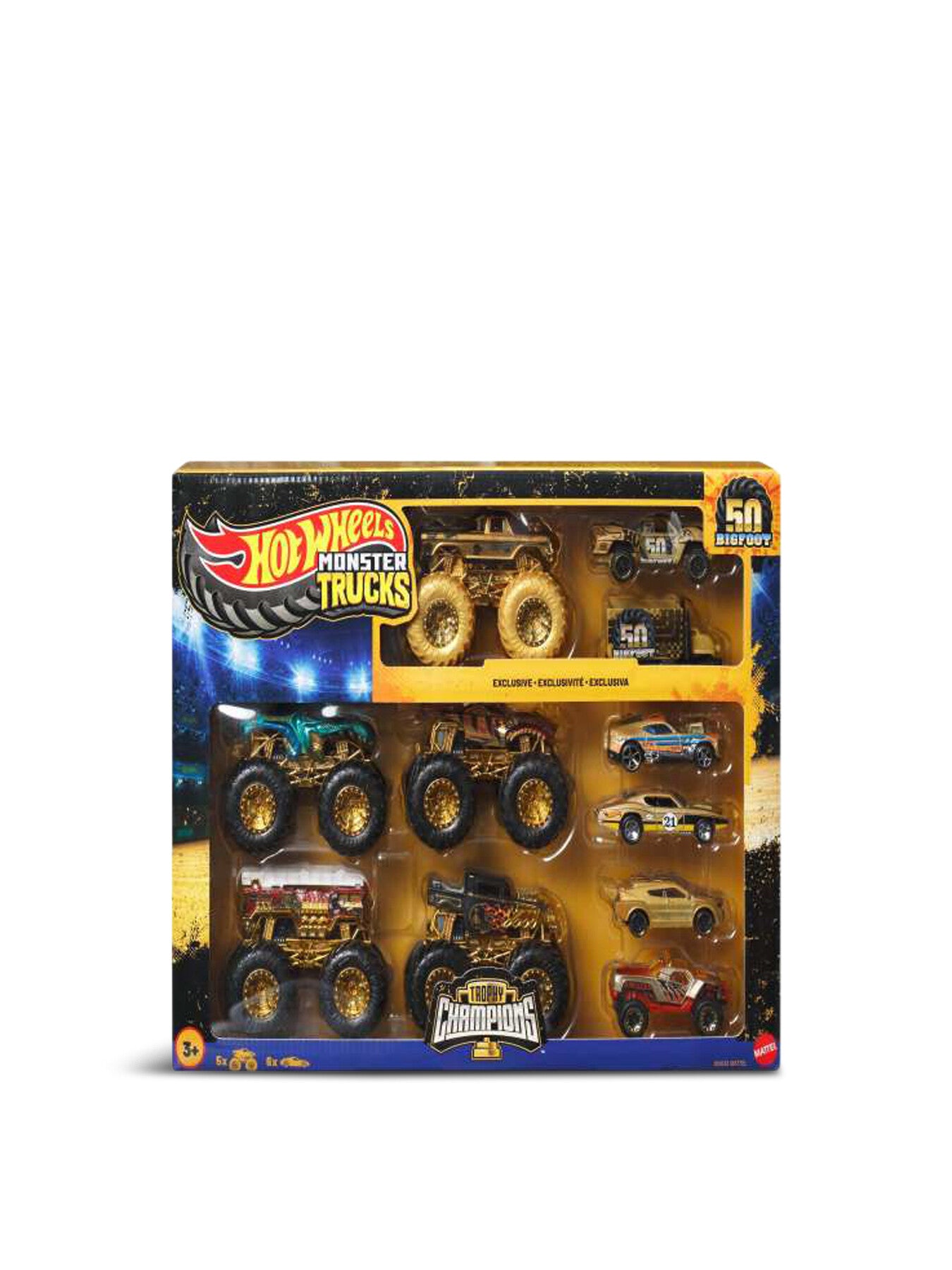 Hot Wheels Monster Trucks Trophy Champions Collection